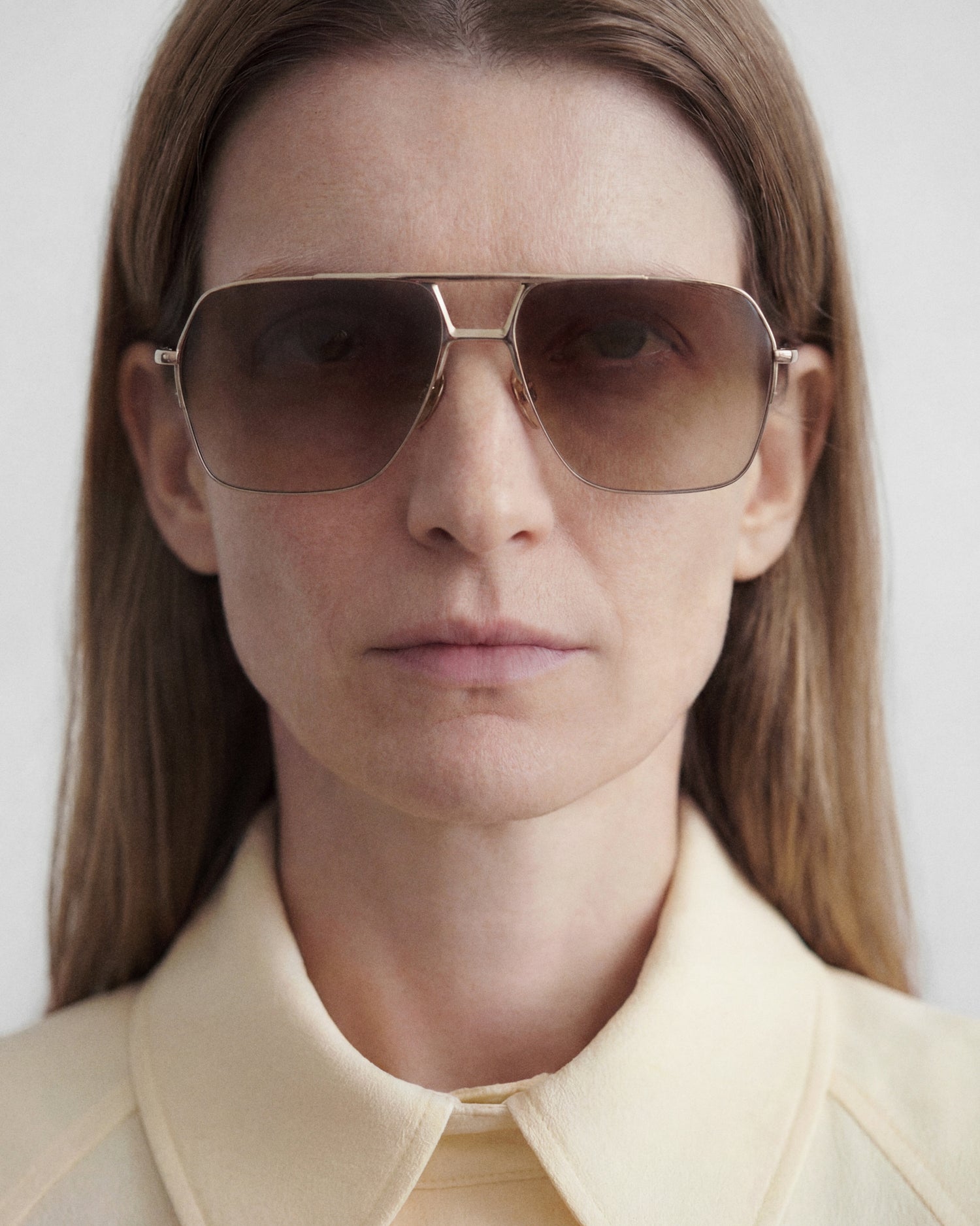SORENA: Aviador Metal Doré sunglasses by GIGI STUDIOS 14237