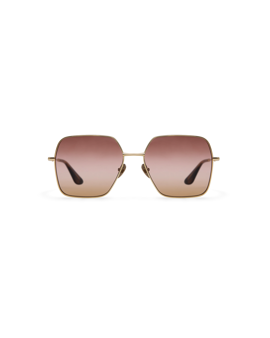 ILENA: Cuadrada Metal Doré sunglasses by GIGI STUDIOS 13646