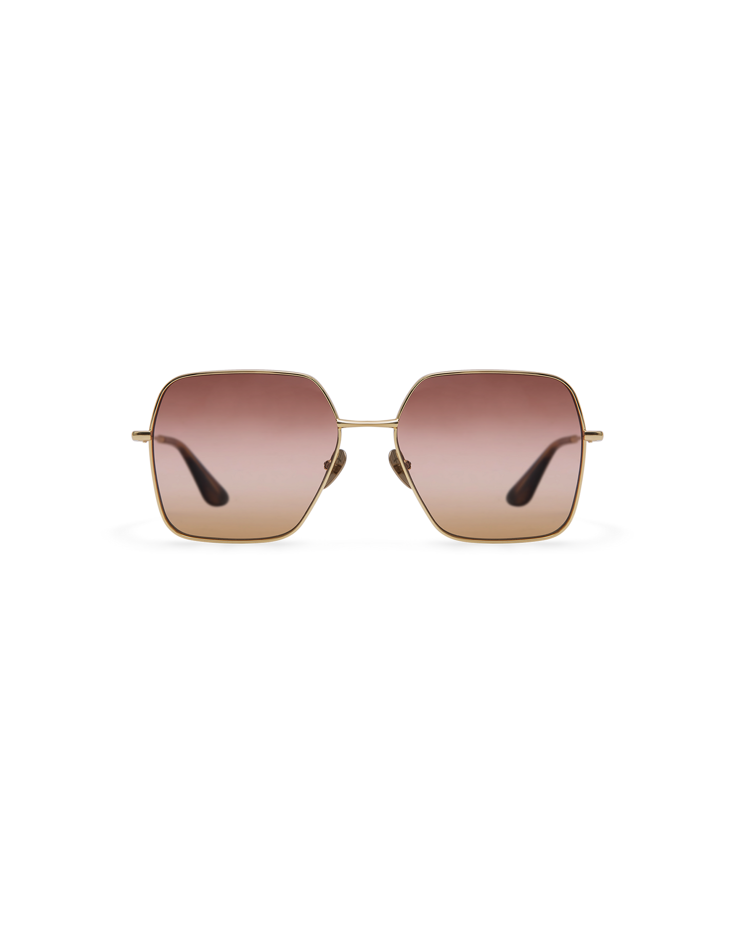ILENA: Cuadrada Metal Doré sunglasses by GIGI STUDIOS 13646