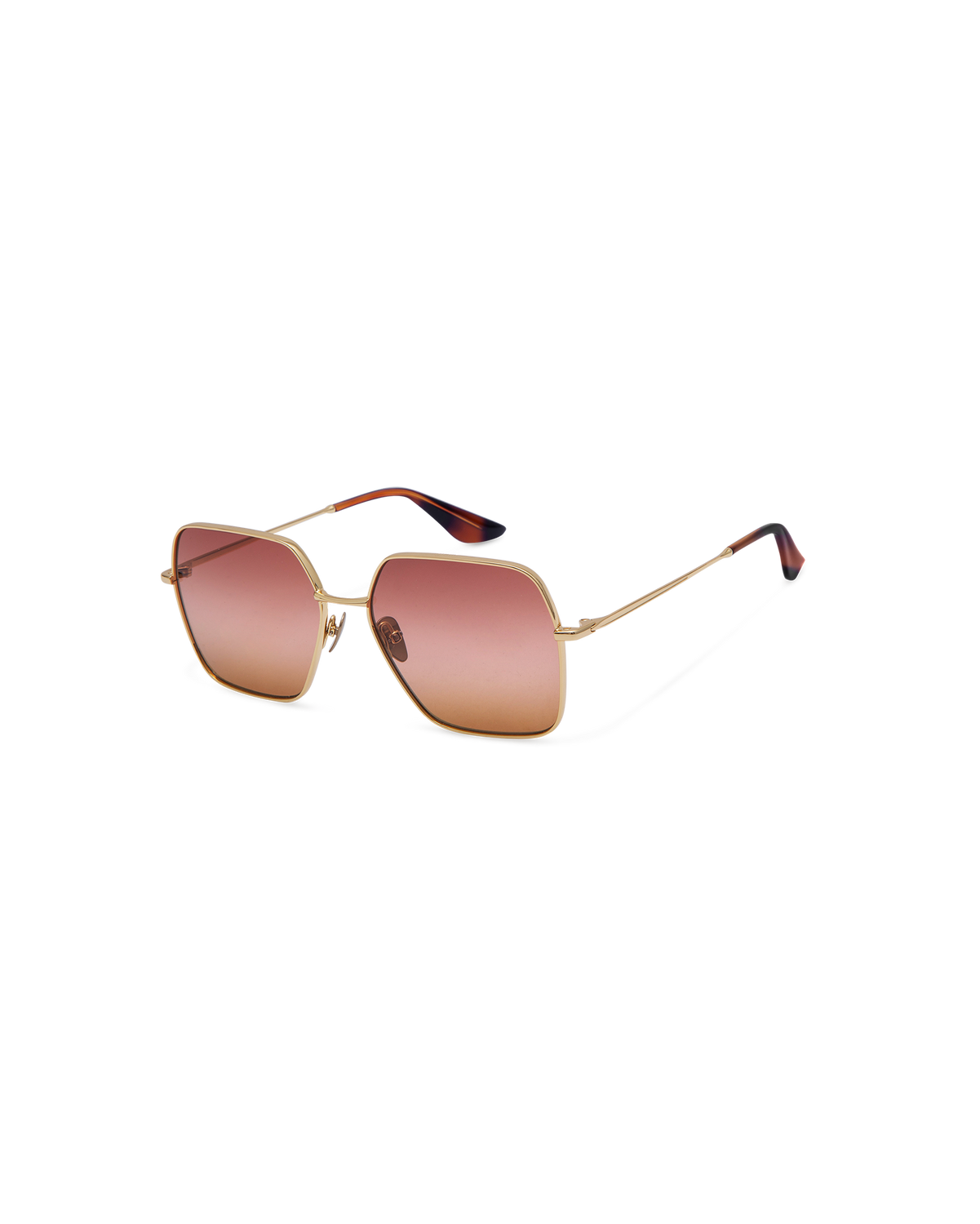 ILENA: Cuadrada Metal Doré sunglasses by GIGI STUDIOS 13647