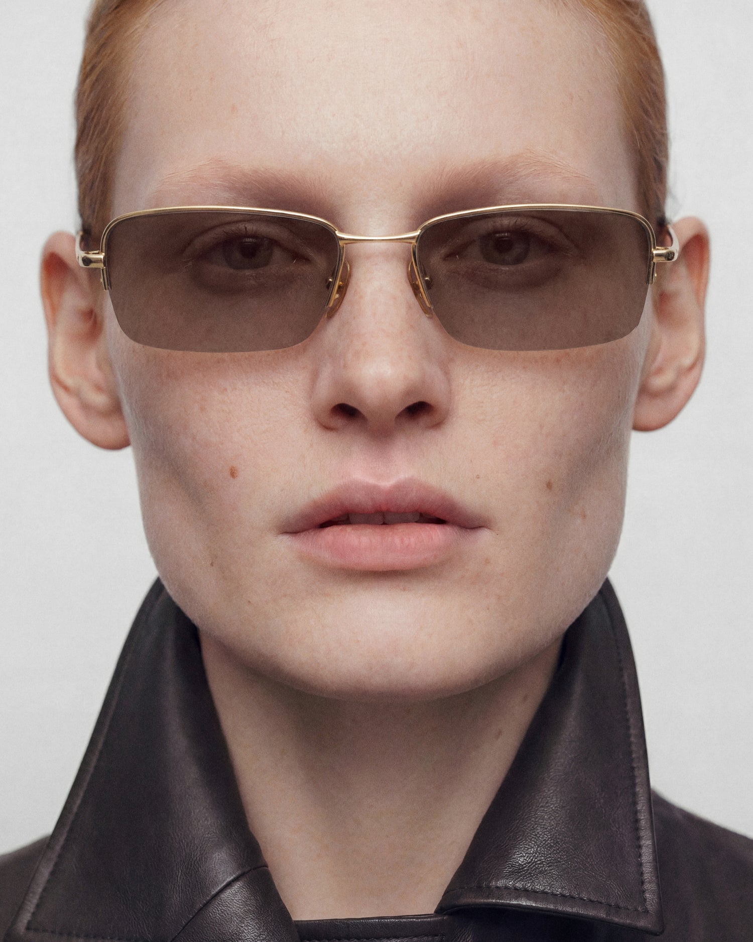 ARLENA: Tiny Metal Doré sunglasses by GIGI STUDIOS 14239