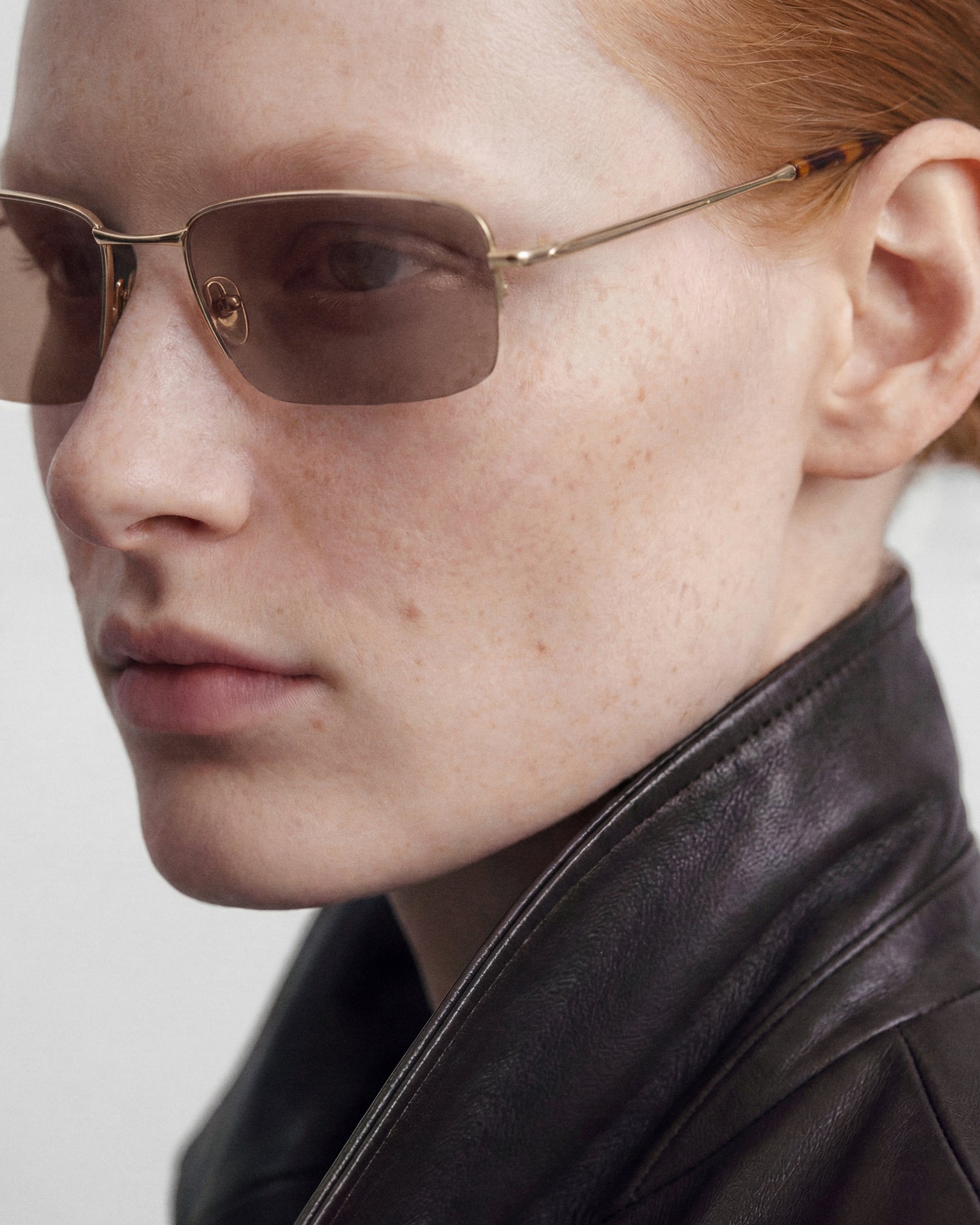 ARLENA: Tiny Metal Doré sunglasses by GIGI STUDIOS 14241