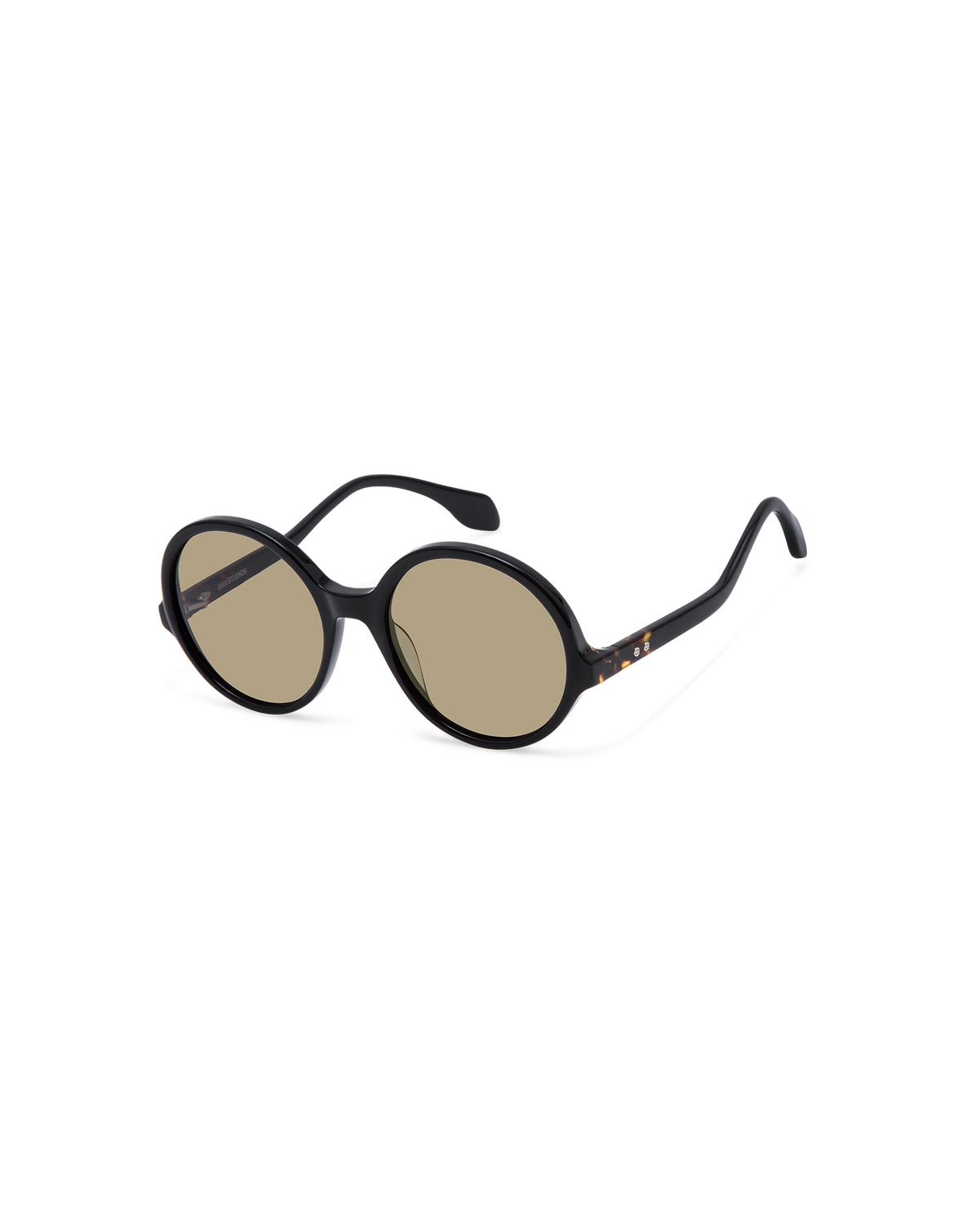 VARINA: Redondas Acetato Noir sunglasses by GIGI STUDIOS 13660