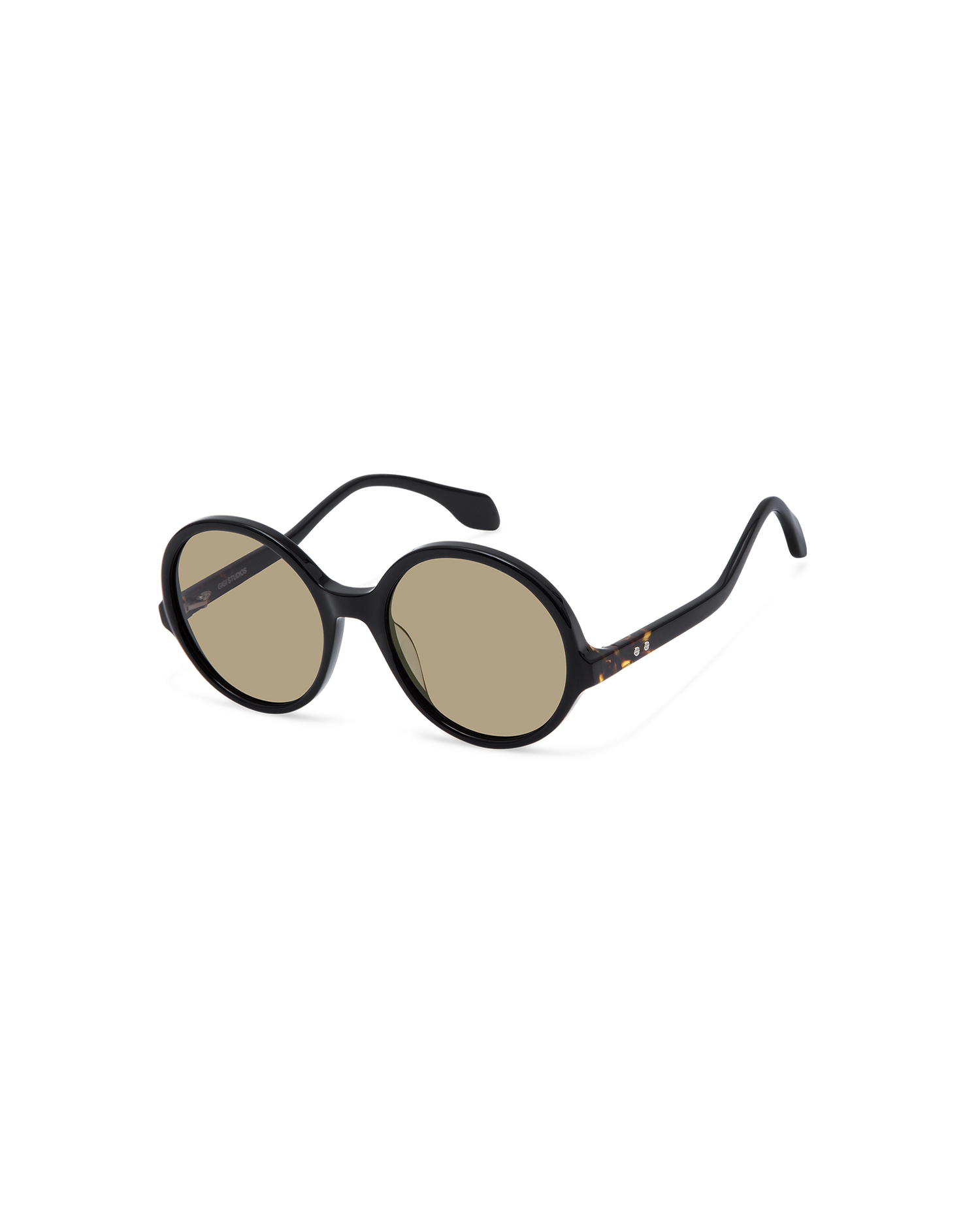 VARINA: Redondas Acetato Noir sunglasses by GIGI STUDIOS 13660