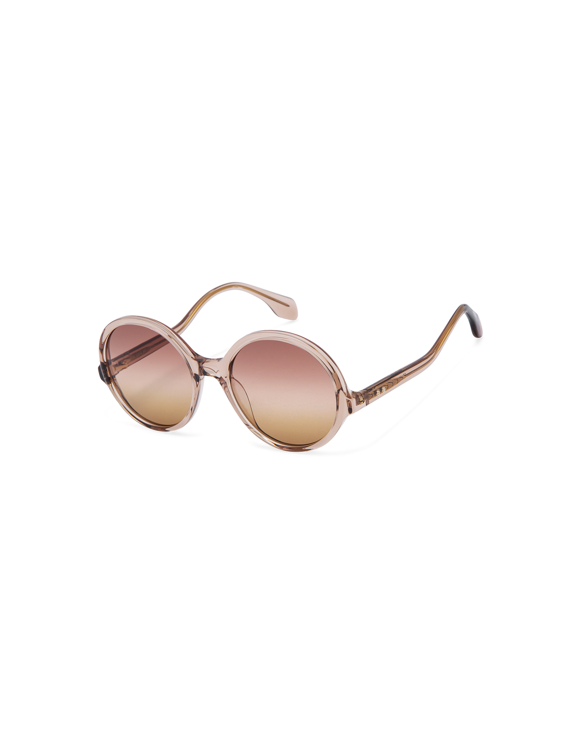 VARINA: Redondas Acetato Marrón sunglasses by GIGI STUDIOS 13664