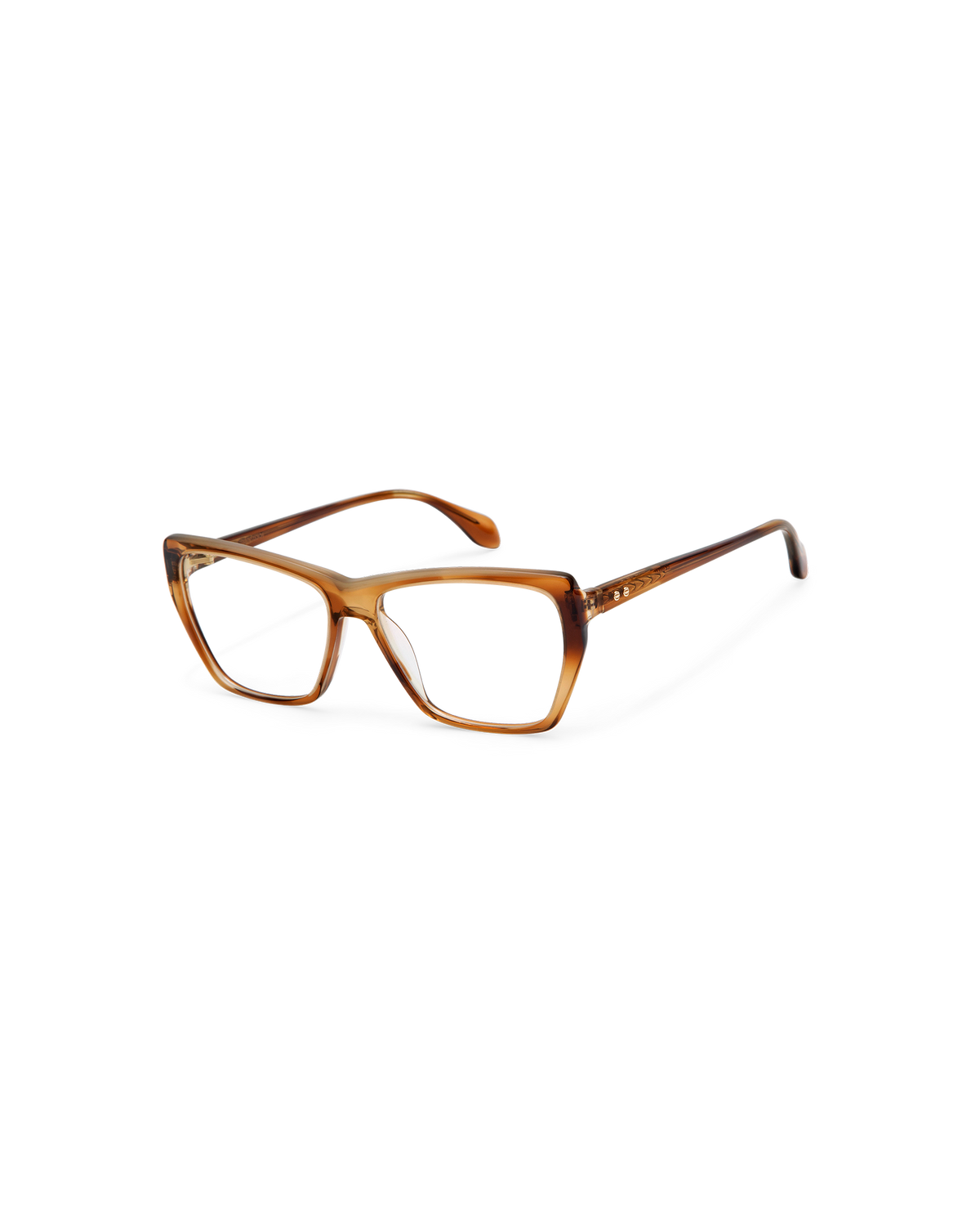 DIENA: Cat Eye Acetato Marrón optical glasses by GIGI STUDIOS 14520