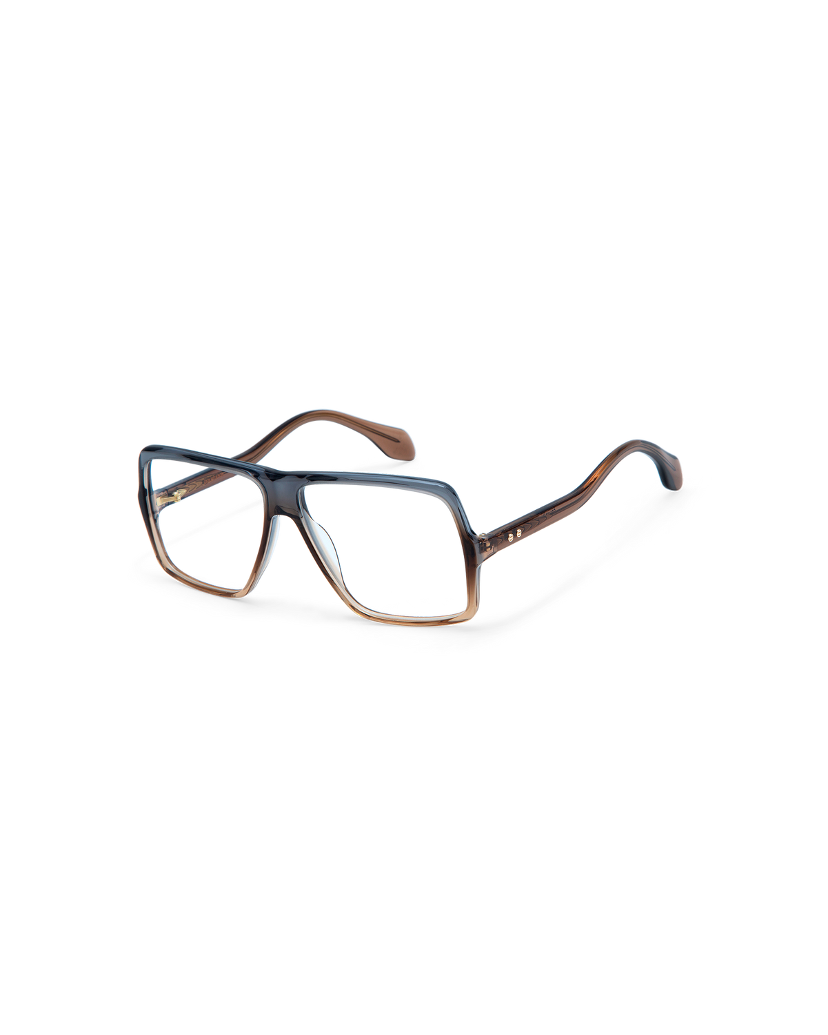 JULIA: Geométricas Acetato Marrón optical glasses by GIGI STUDIOS 14522