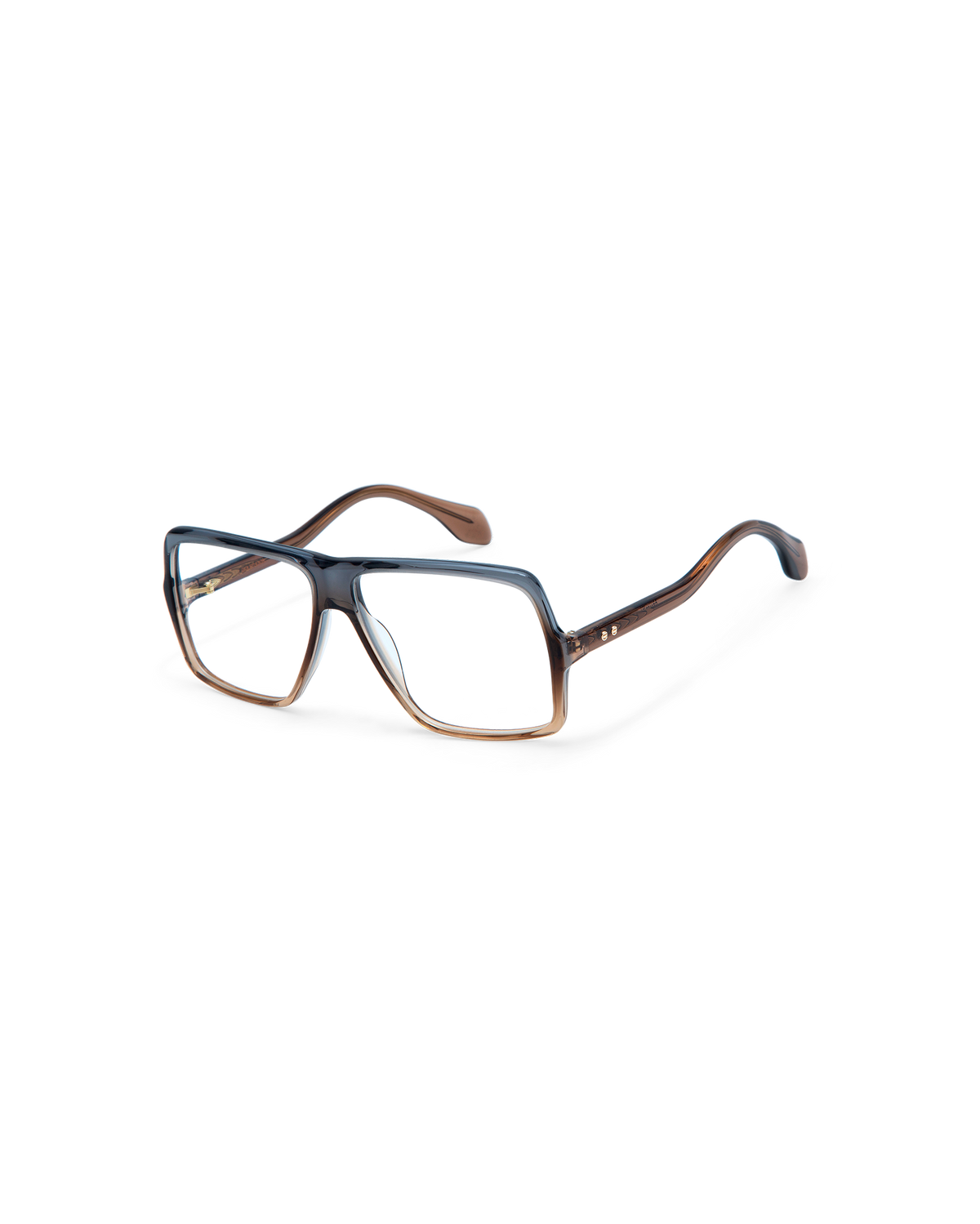 JULIA: Geométricas Acetato Marrón optical glasses by GIGI STUDIOS 14522