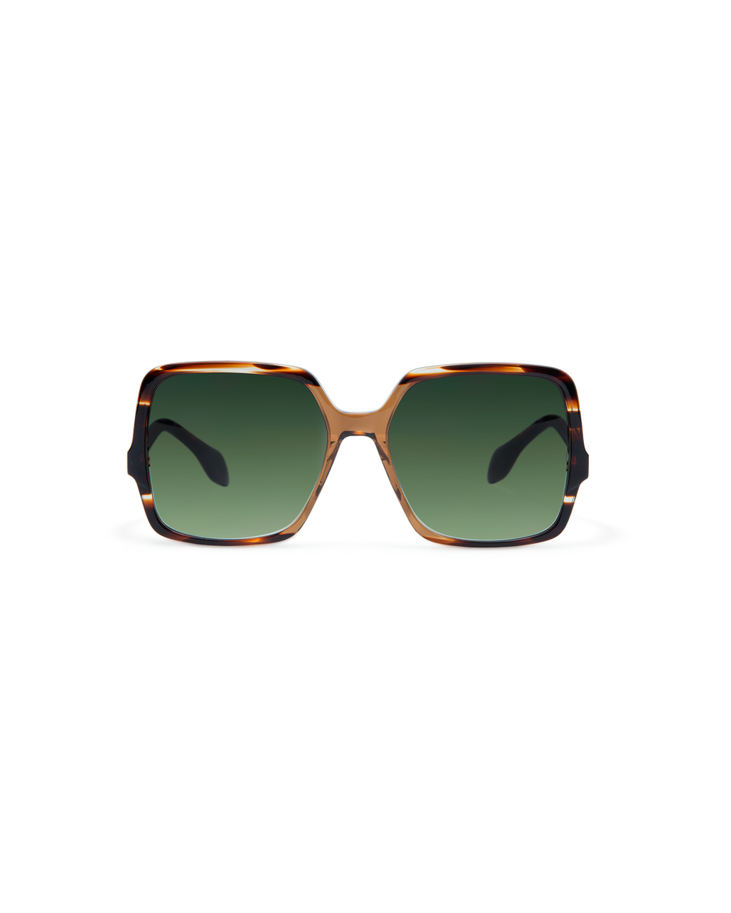 KARIS: Cuadrada Acetato Marrón sunglasses by GIGI STUDIOS 14466