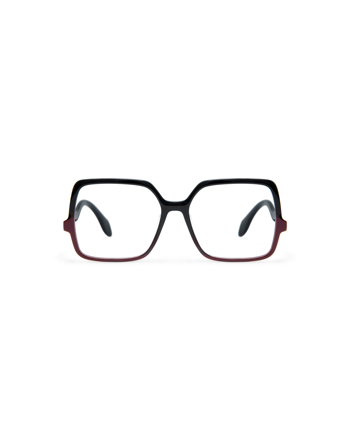 LEVONA: Cuadrada Acetato Noir optical glasses by GIGI STUDIOS 14475