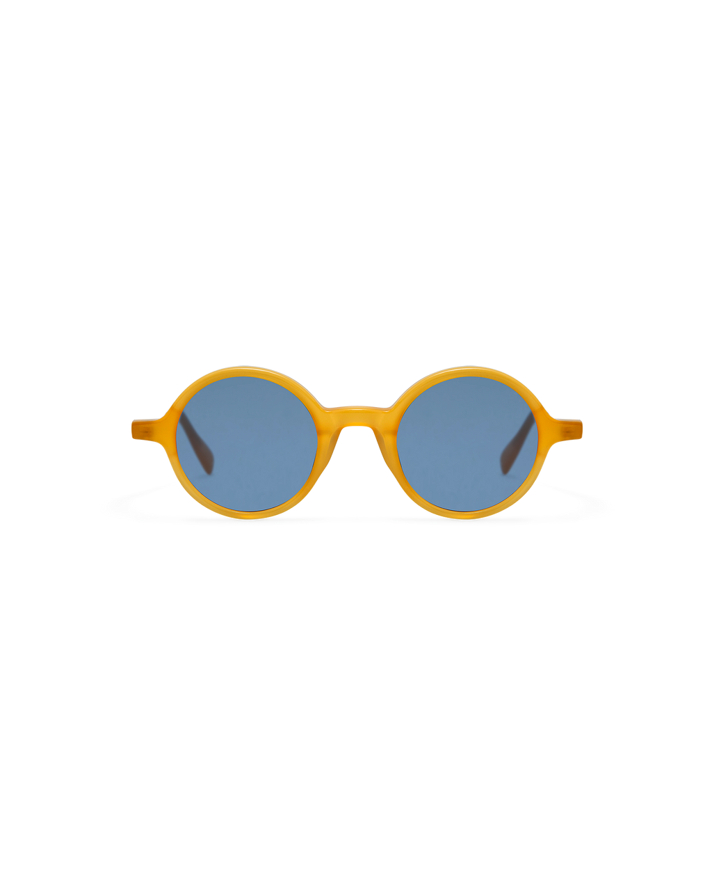 GRETA: Redondas Acetato Jaune sunglasses by GIGI STUDIOS 8424