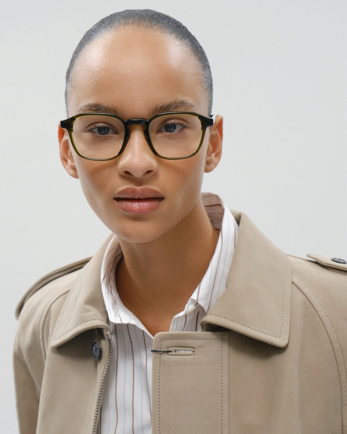 TESS: Cuadrada Acetato Verde optical glasses by GIGI STUDIOS 11480