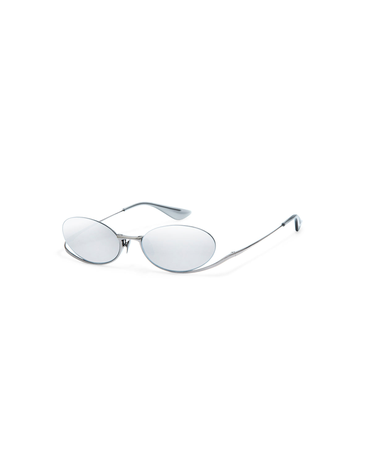 SHIMMER: Redondas Metal Dark Silver sunglasses by GIGI STUDIOS 8129