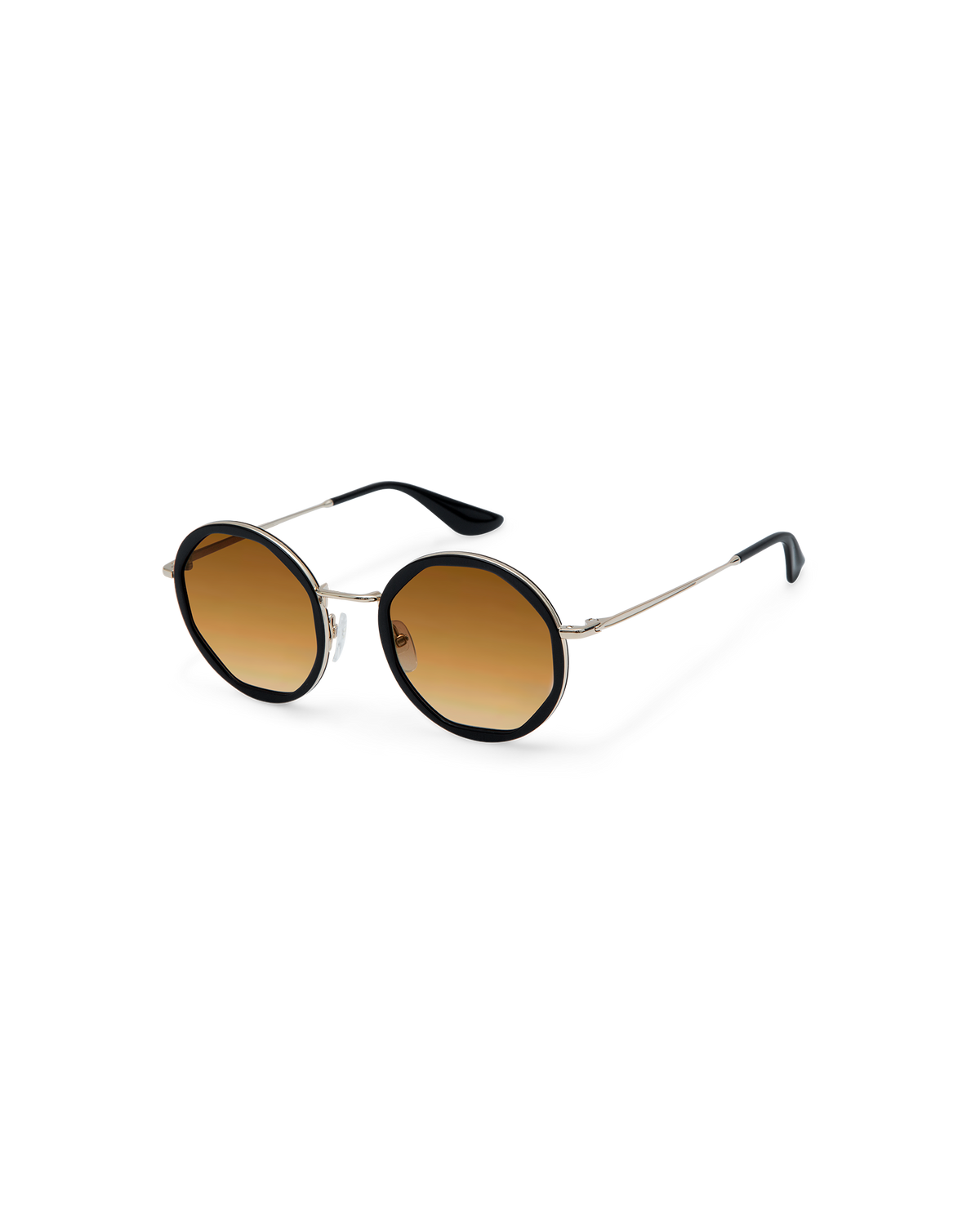 ALBA: Geométricas Acetato-Metal Noir optical glasses by GIGI STUDIOS 14542