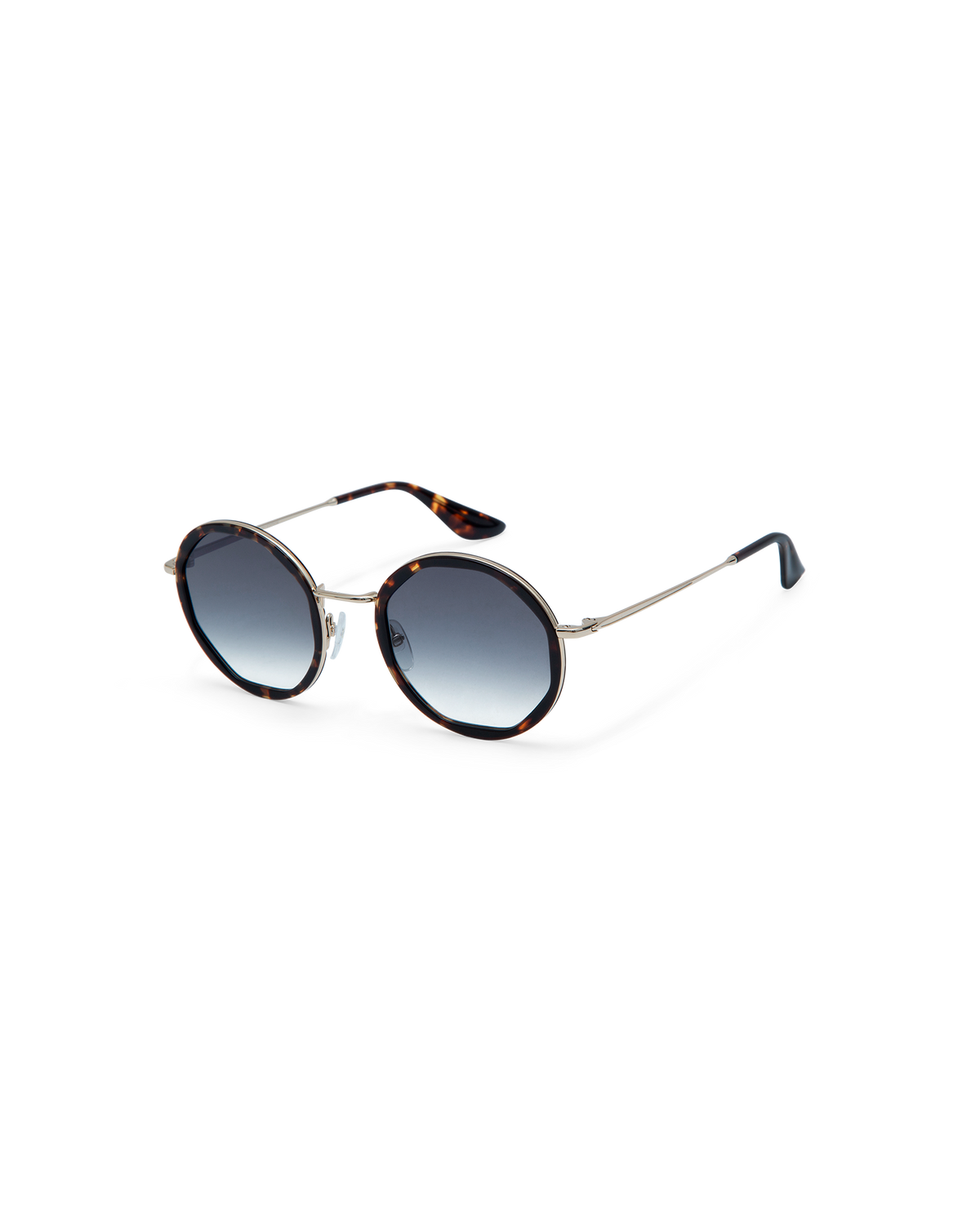 ALBA: Geométricas Acetato-Metal Havana optical glasses by GIGI STUDIOS 14543