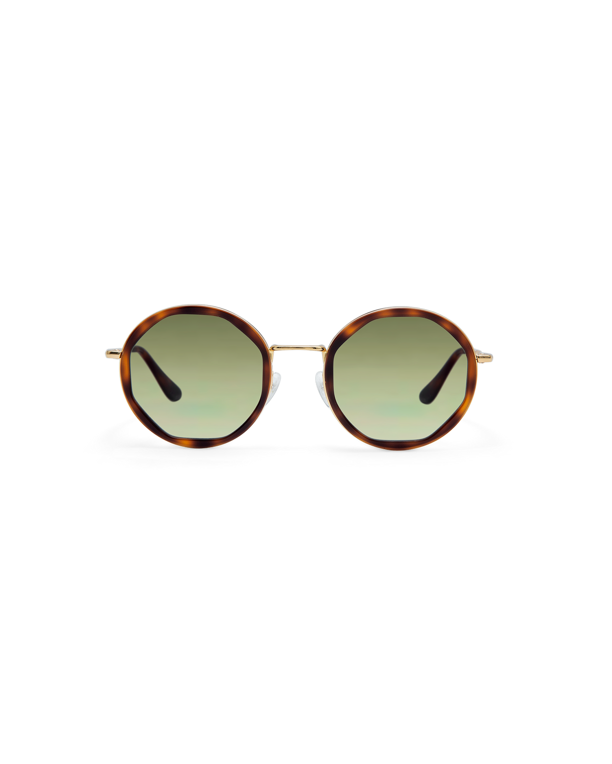 ALBA: Geométricas Acetato-Metal Havana optical glasses by GIGI STUDIOS 14480