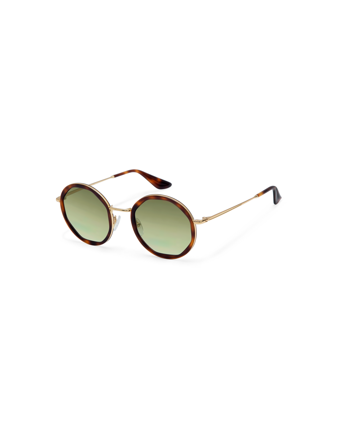 ALBA: Geométricas Acetato-Metal Havana optical glasses by GIGI STUDIOS 14544