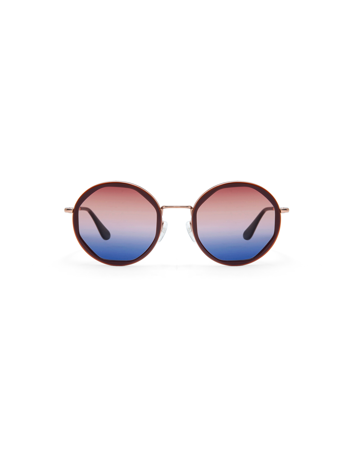 ALBA: Geométricas Acetato-Metal Marrón optical glasses by GIGI STUDIOS 14481
