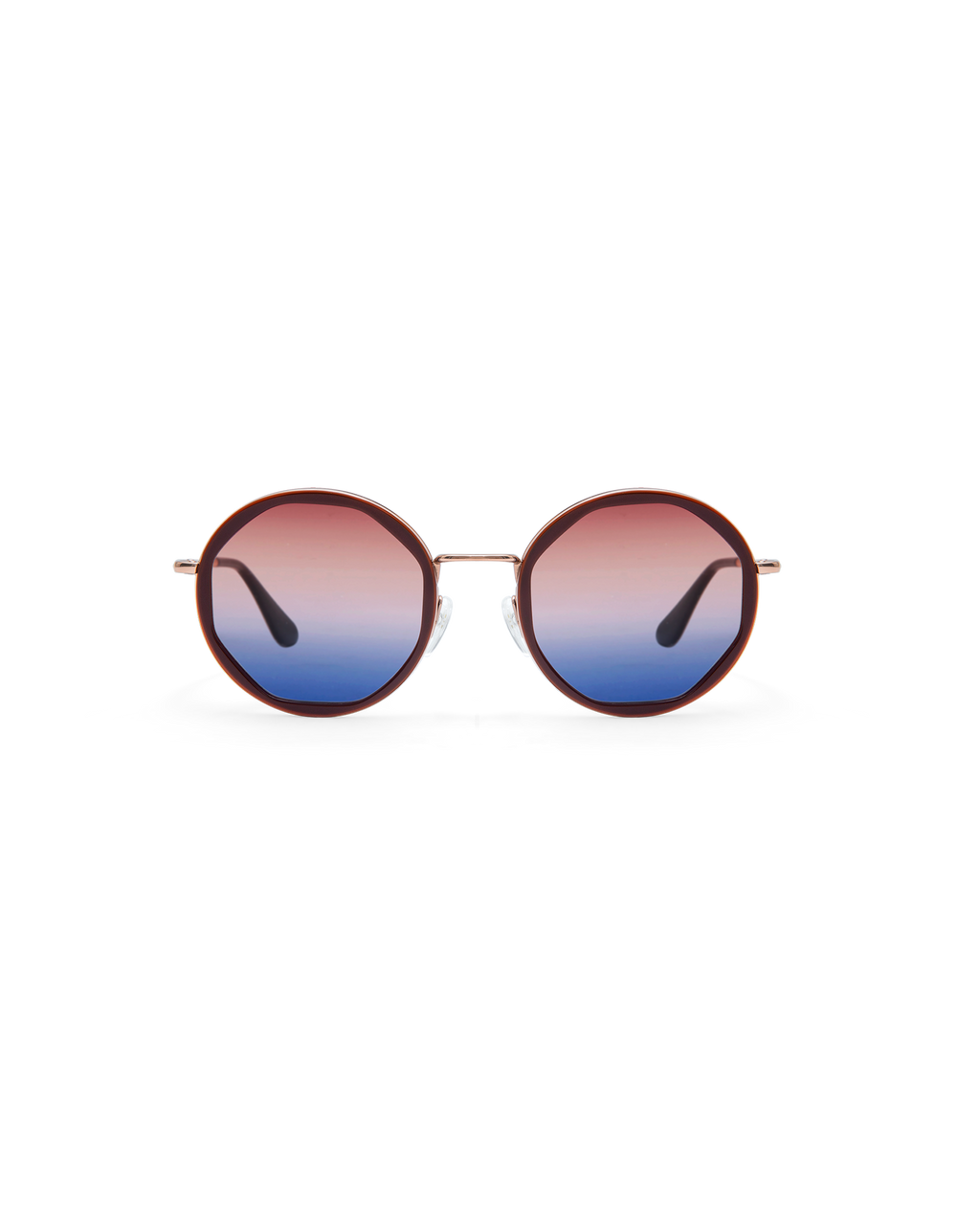 ALBA: Geométricas Acetato-Metal Marrón optical glasses by GIGI STUDIOS 14481