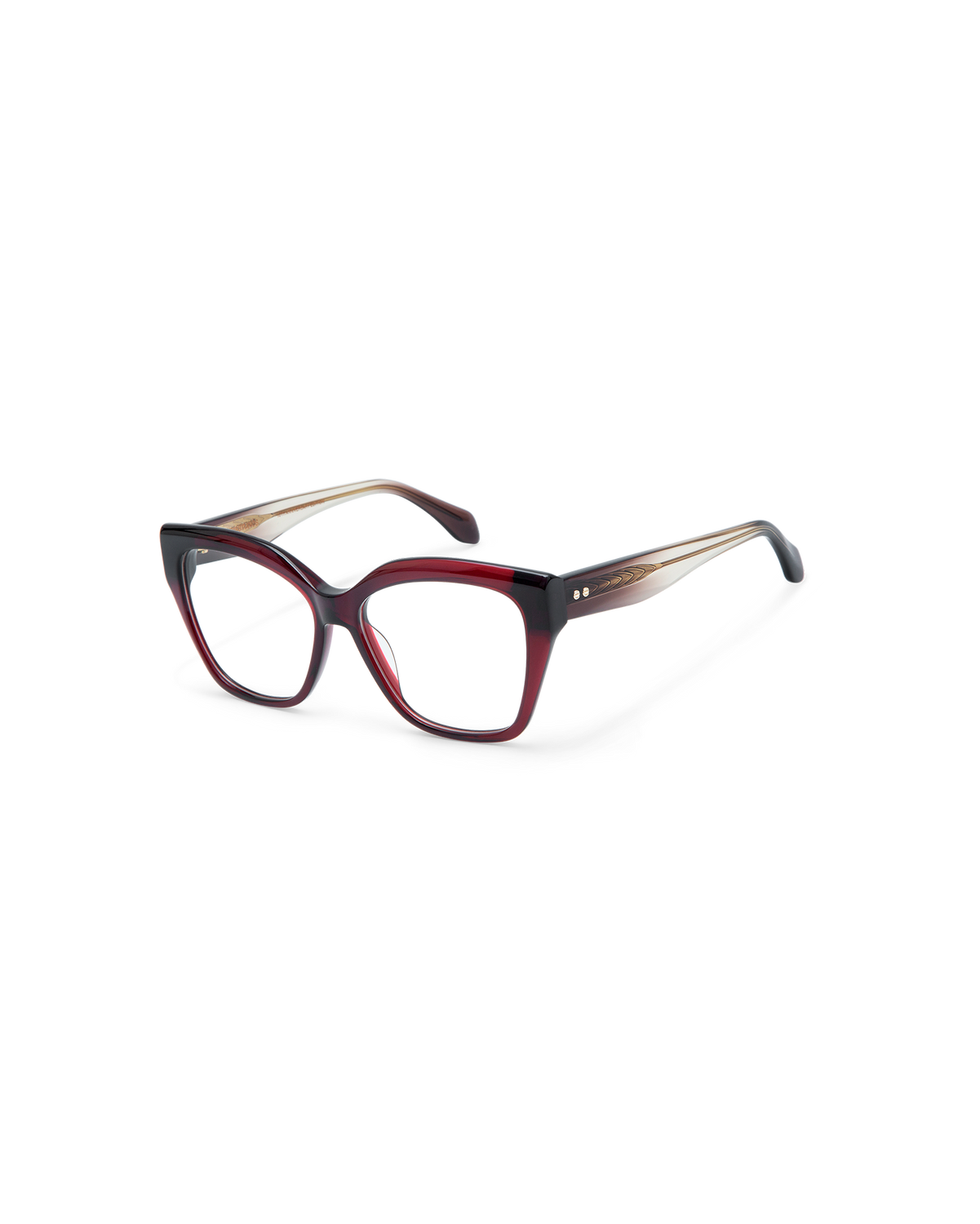 POPPY: Cat Eye Acetato Rojo optical glasses by GIGI STUDIOS 14549