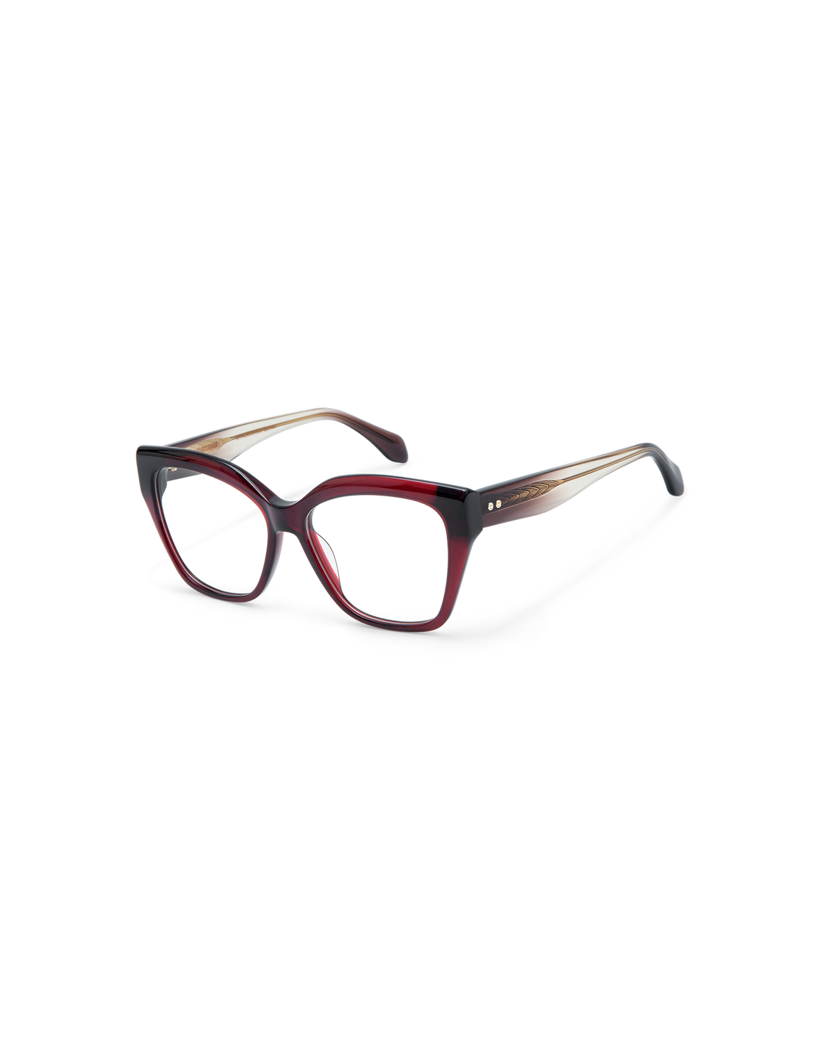 POPPY: Cat Eye Acetato Rojo optical glasses by GIGI STUDIOS 14549