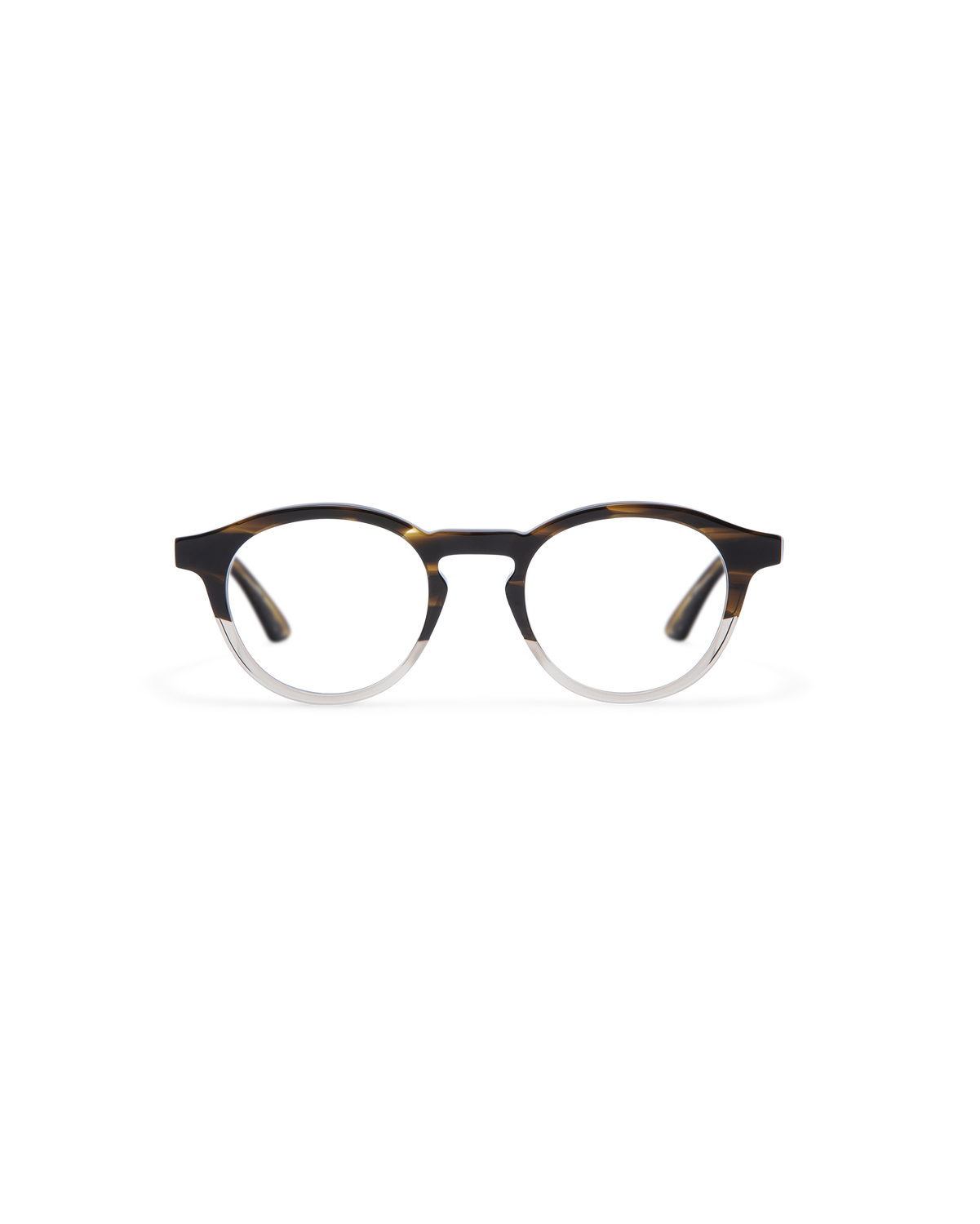 KLEE: Redondas Acetato Marrón optical glasses by GIGI STUDIOS 13689