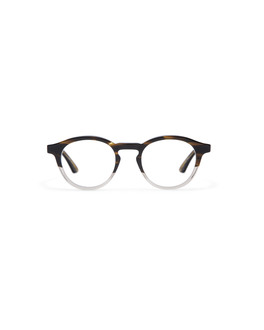 KLEE: Redondas Acetato Marrón optical glasses by GIGI STUDIOS 13689
