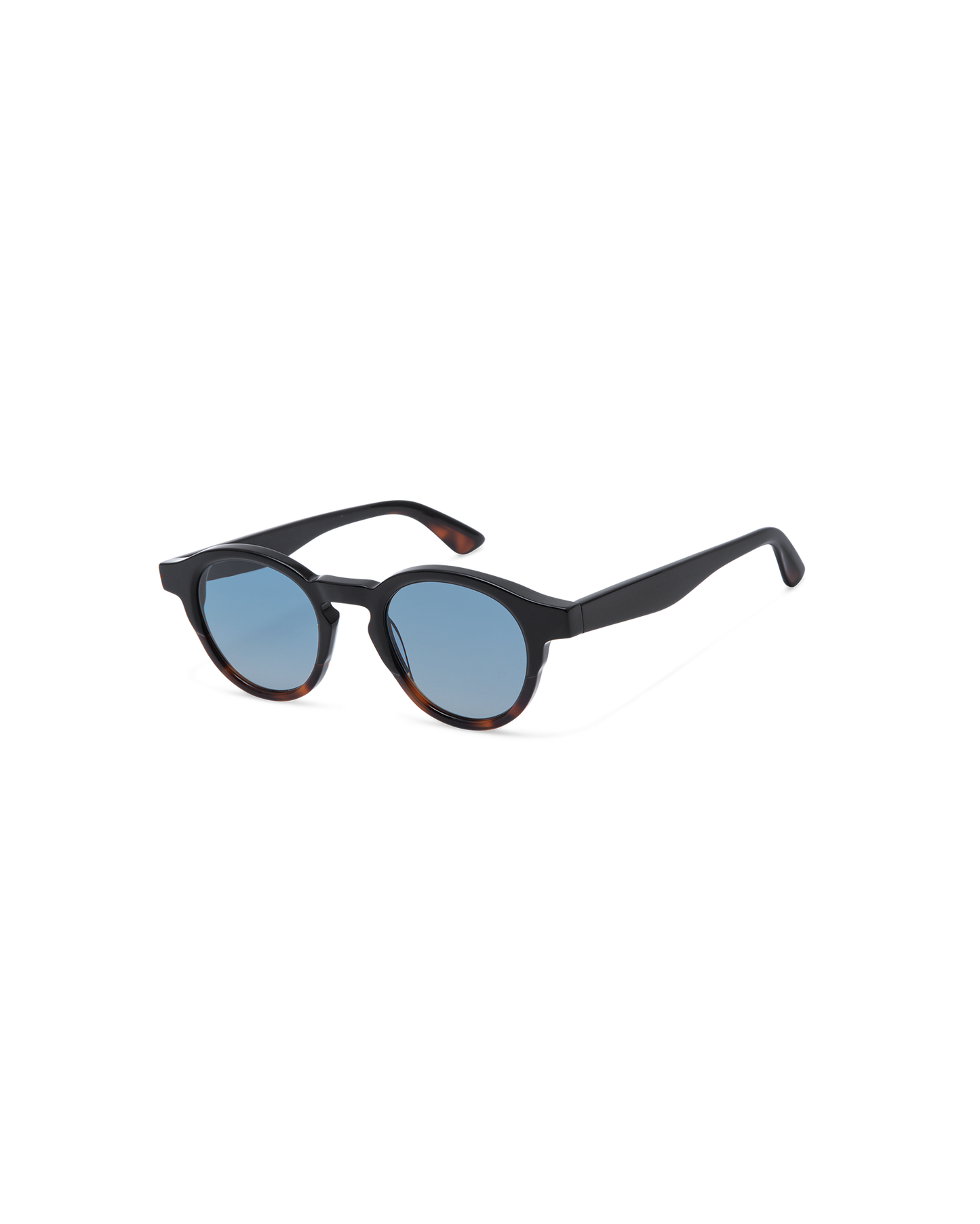 HARING: Redondas Acetato Noir sunglasses by GIGI STUDIOS 13692