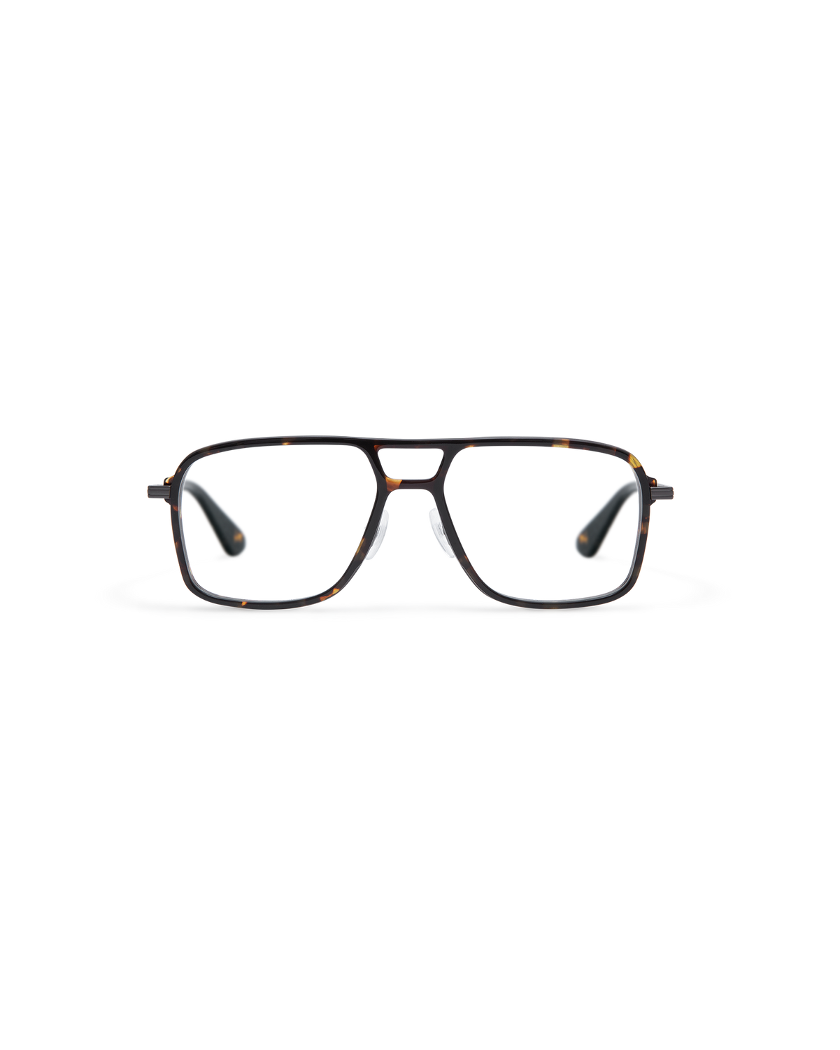 JARETT: Aviador Acetato-Metal Havana optical glasses by GIGI STUDIOS 13709