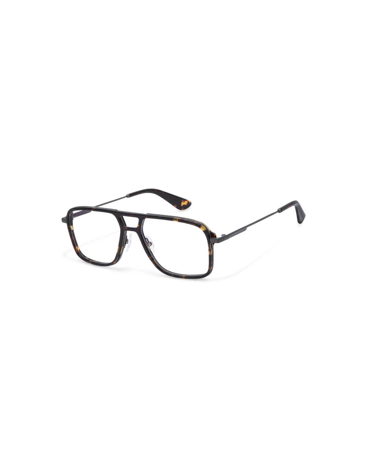 JARETT: Aviador Acetato-Metal Havana optical glasses by GIGI STUDIOS 13710