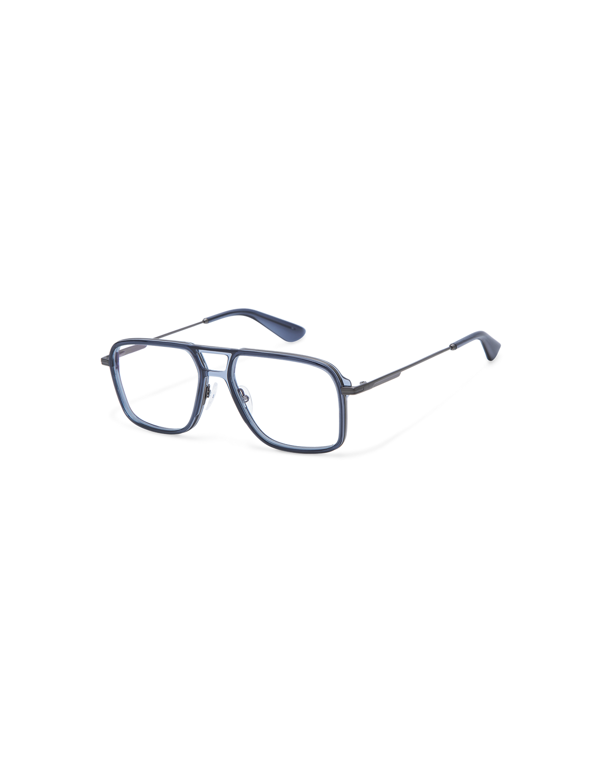 JARETT: Aviador Acetato-Metal Azul optical glasses by GIGI STUDIOS 13712