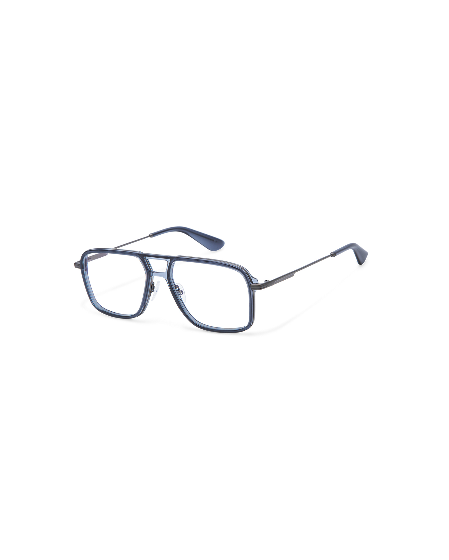 JARETT: Aviador Acetato-Metal Azul optical glasses by GIGI STUDIOS 13712