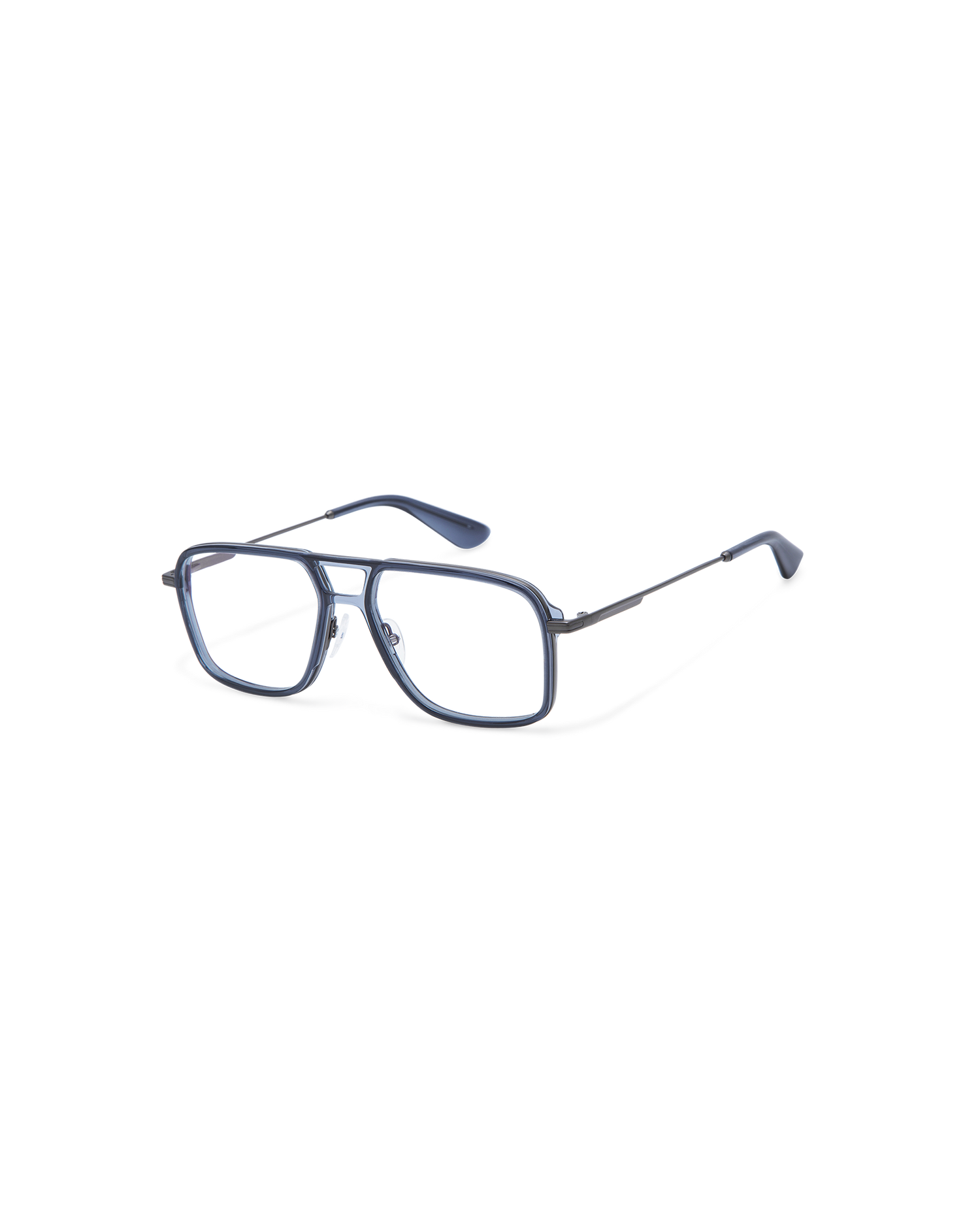 JARETT: Aviador Acetato-Metal Azul optical glasses by GIGI STUDIOS 13712