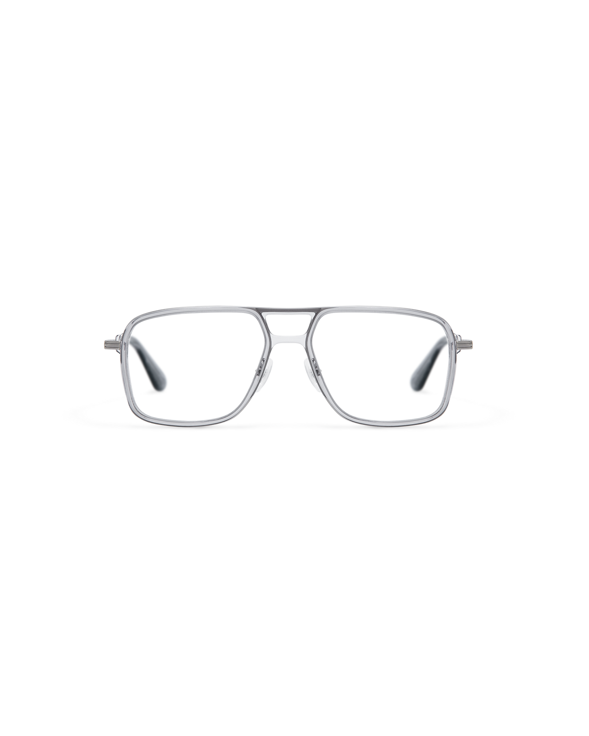 JARETT: Aviador Acetato-Metal Grigio optical glasses by GIGI STUDIOS 13713