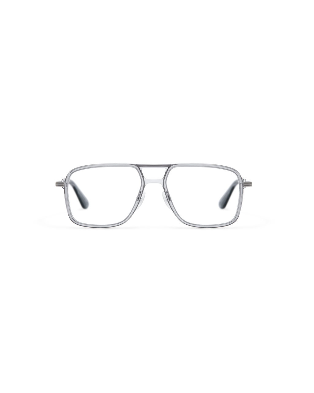 JARETT: Aviador Acetato-Metal Grigio optical glasses by GIGI STUDIOS 13713