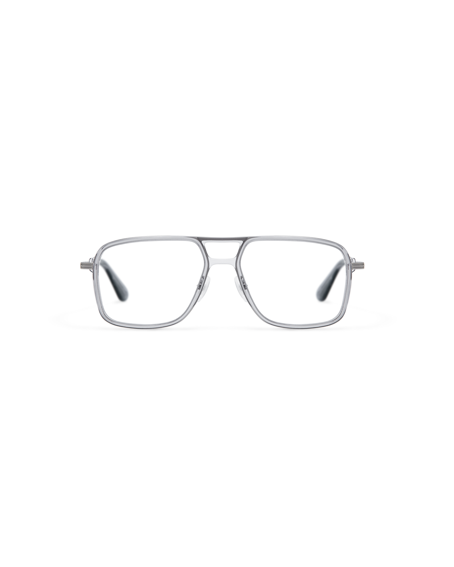 JARETT: Aviador Acetato-Metal Grigio optical glasses by GIGI STUDIOS 13713