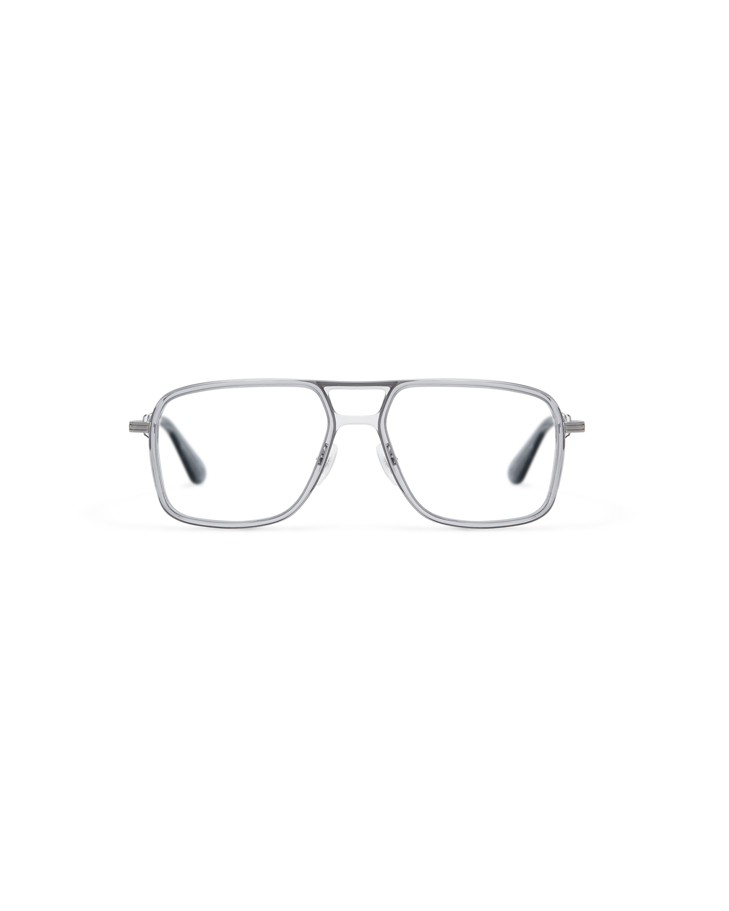 JARETT: Aviador Acetato-Metal Grigio optical glasses by GIGI STUDIOS 13713