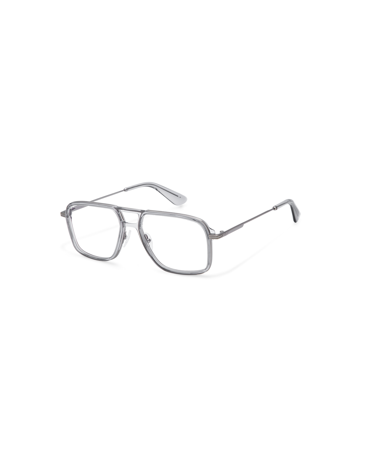 JARETT: Aviador Acetato-Metal Grigio optical glasses by GIGI STUDIOS 13714