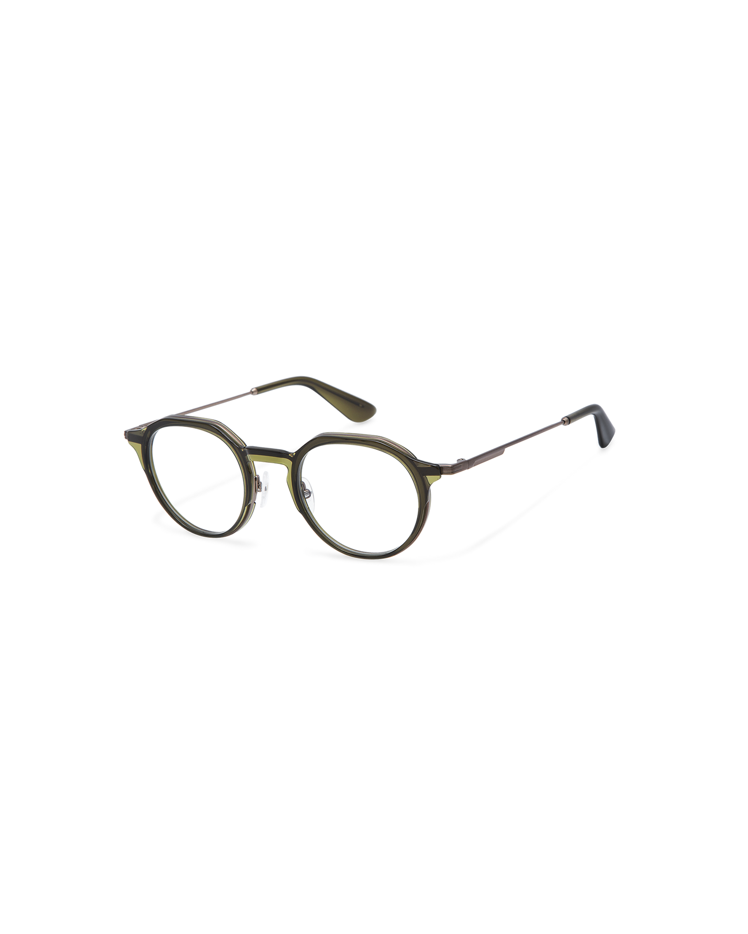 RILKE: Redondas Acetato-Metal Verde optical glasses by GIGI STUDIOS 13720