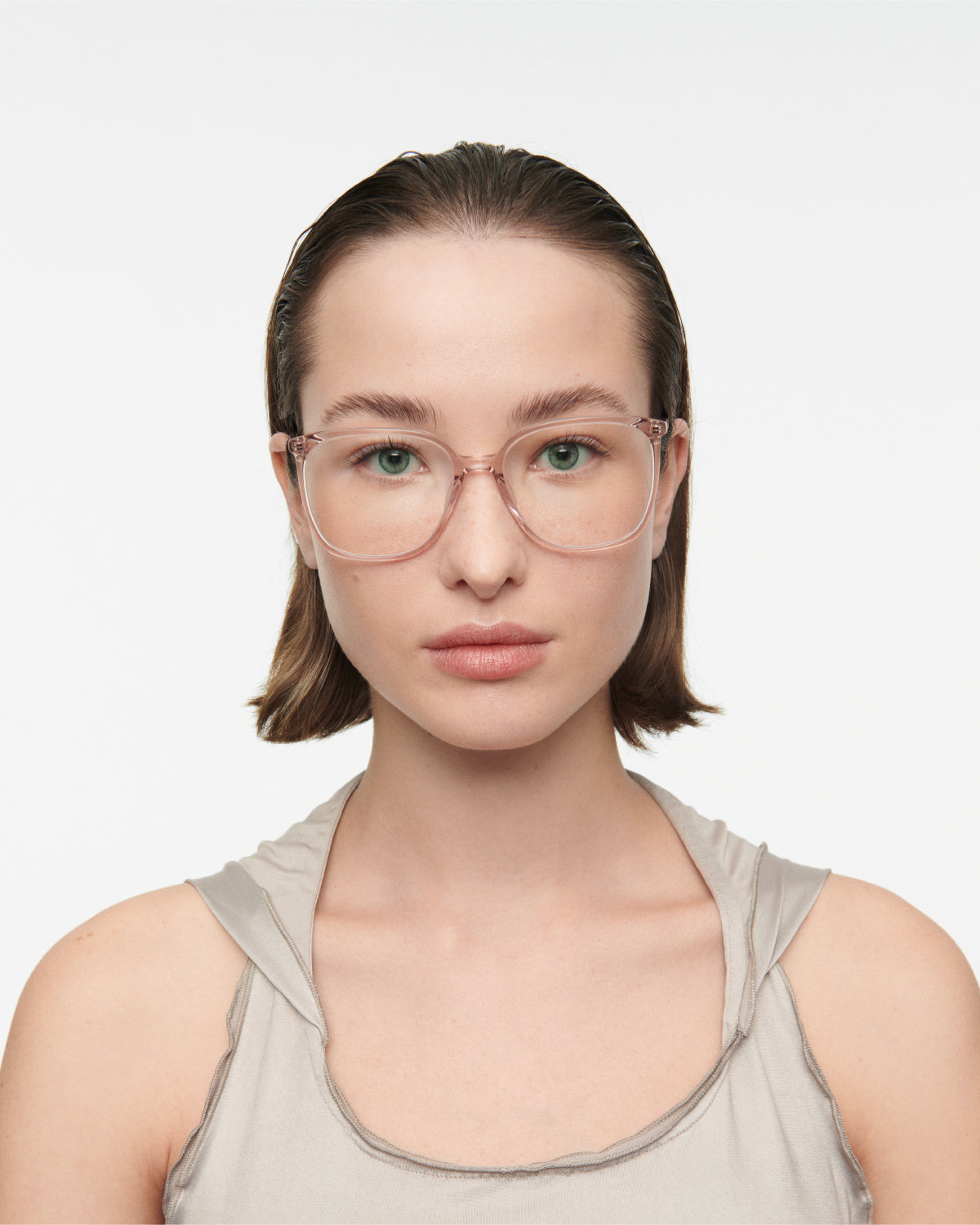 LUCIAN: Cat Eye Acetato Rosa optical glasses by GIGI STUDIOS 7773