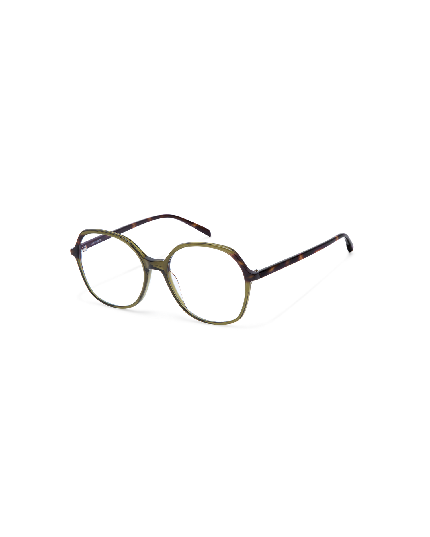 ZIRE: Redondas Acetato Verde optical glasses by GIGI STUDIOS 13734