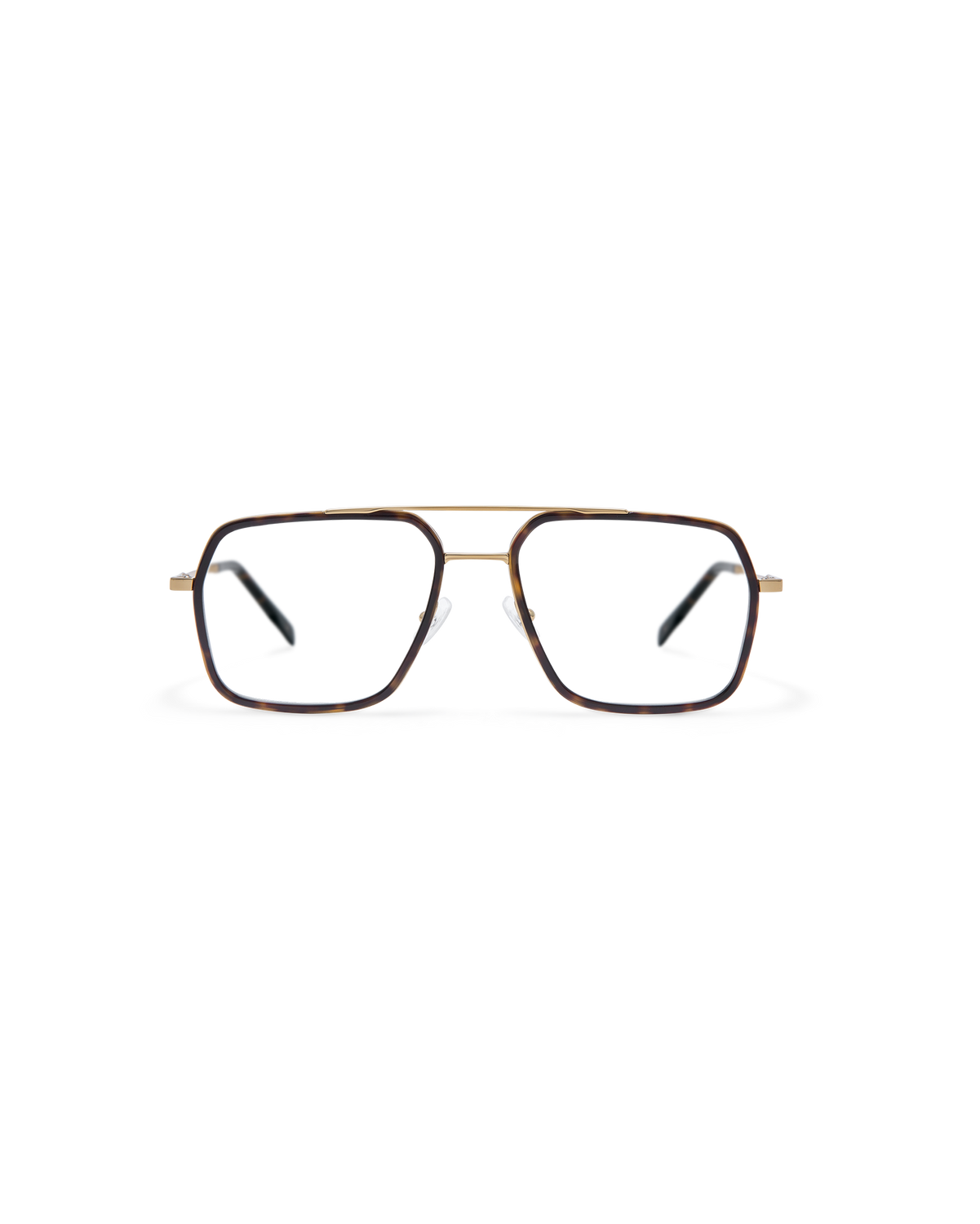 CIRE: Aviador Titanio-Acetato Havana optical glasses by GIGI STUDIOS 13779