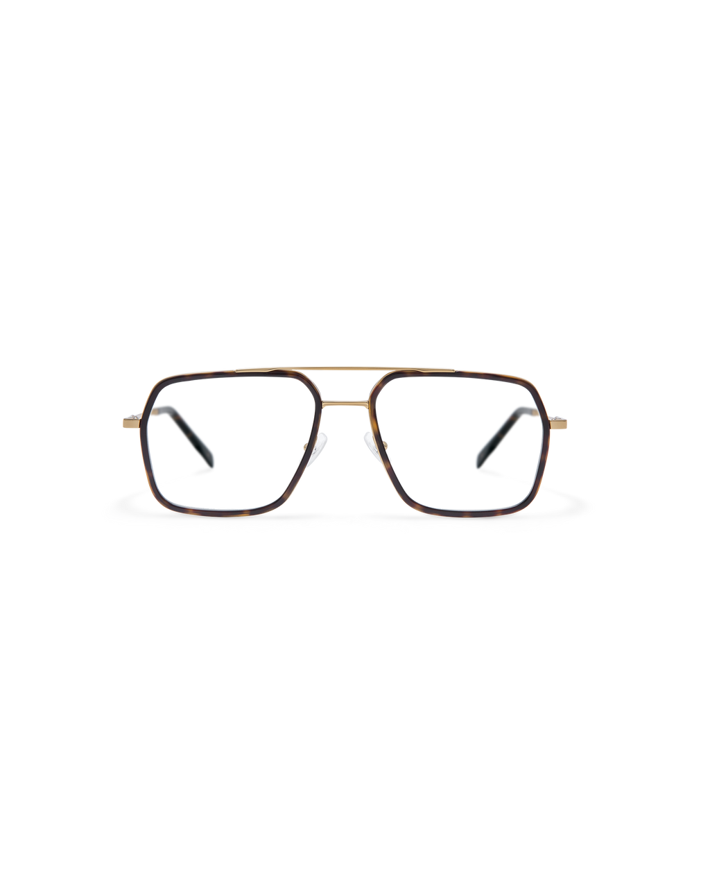 CIRE: Aviador Titanio-Acetato Havana optical glasses by GIGI STUDIOS 13779