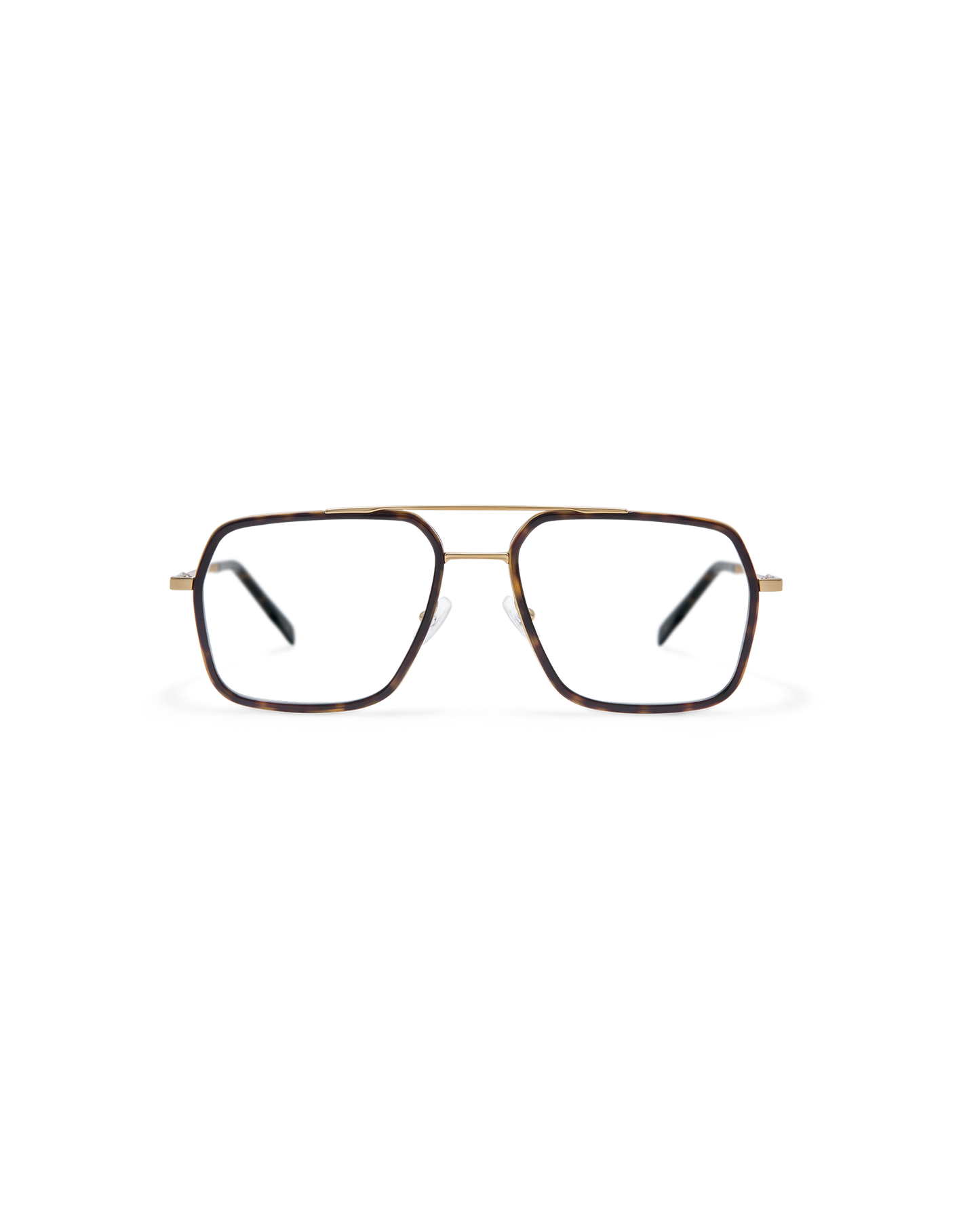 CIRE: Aviador Titanio-Acetato Havana optical glasses by GIGI STUDIOS 13779
