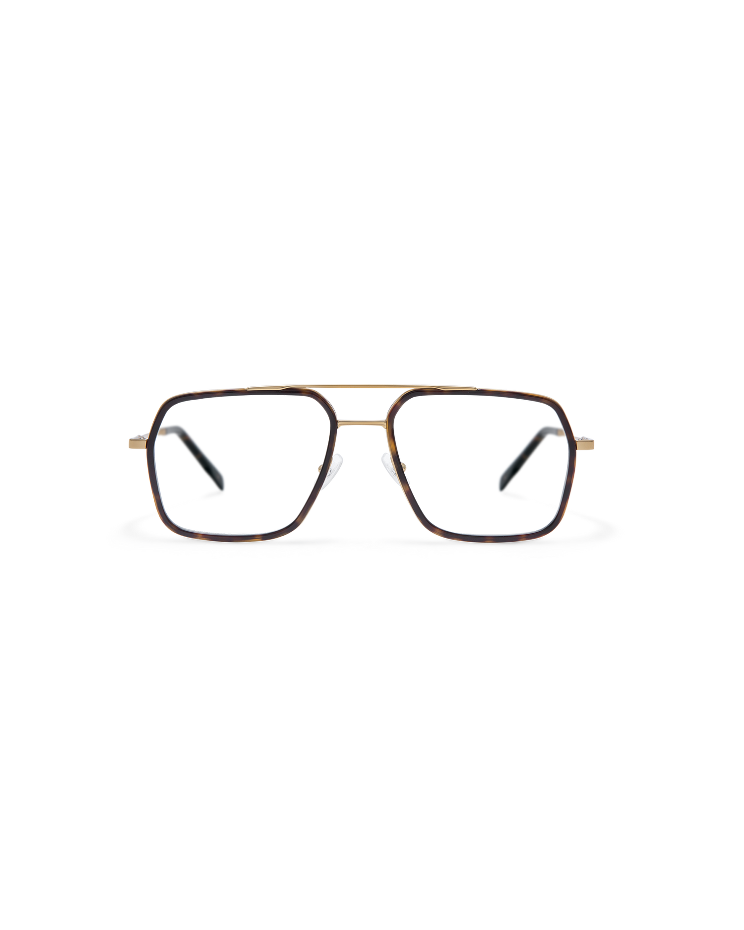 CIRE: Aviador Titanio-Acetato Havana optical glasses by GIGI STUDIOS 13779