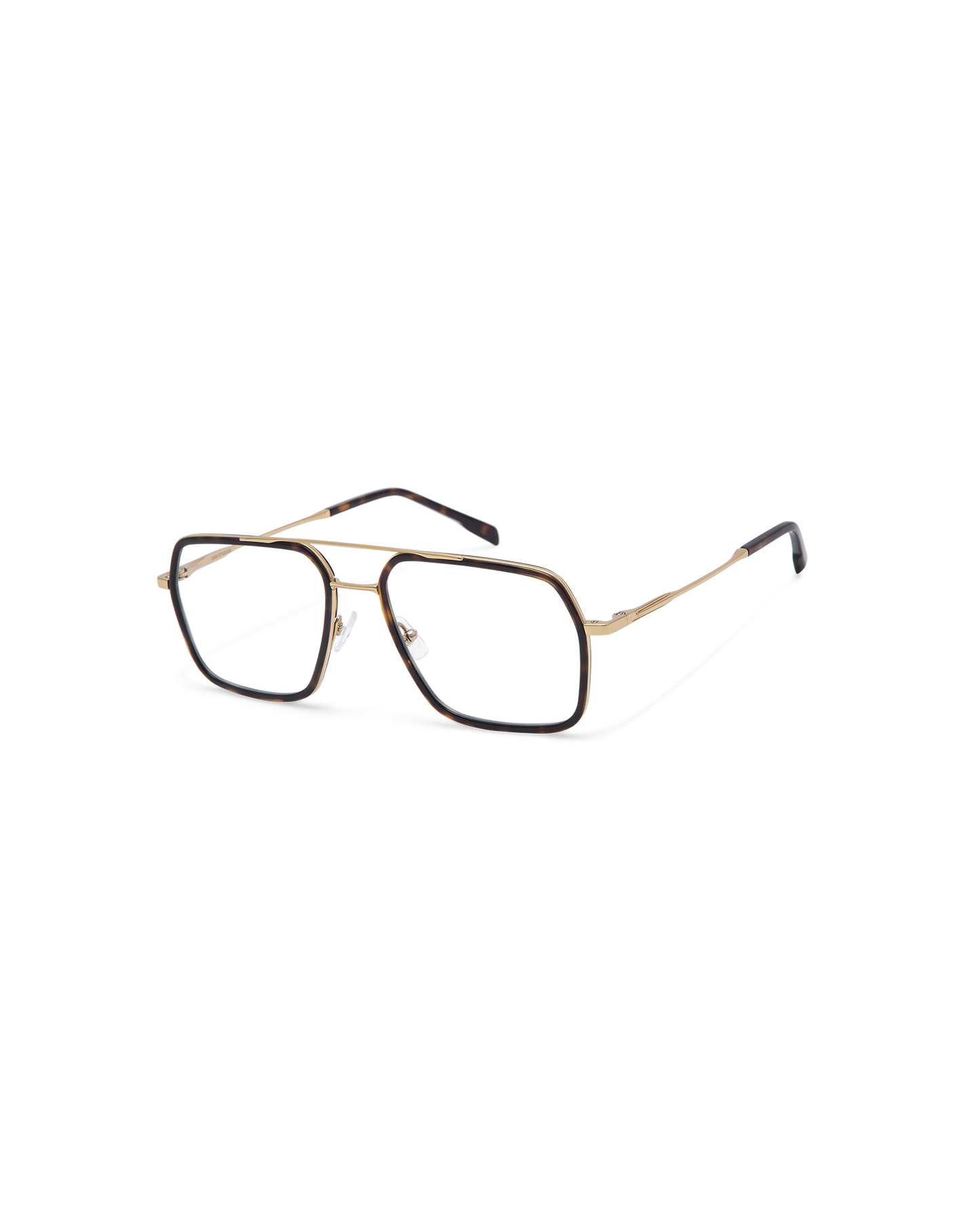 CIRE: Aviador Titanio-Acetato Havana optical glasses by GIGI STUDIOS 13780