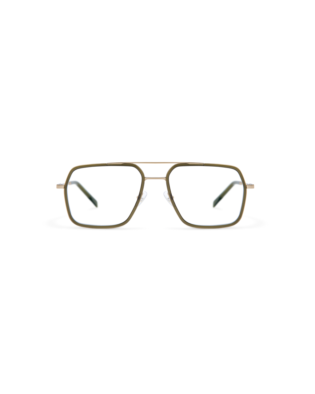 CIRE: Aviador Titanio-Acetato Verde optical glasses by GIGI STUDIOS 13781