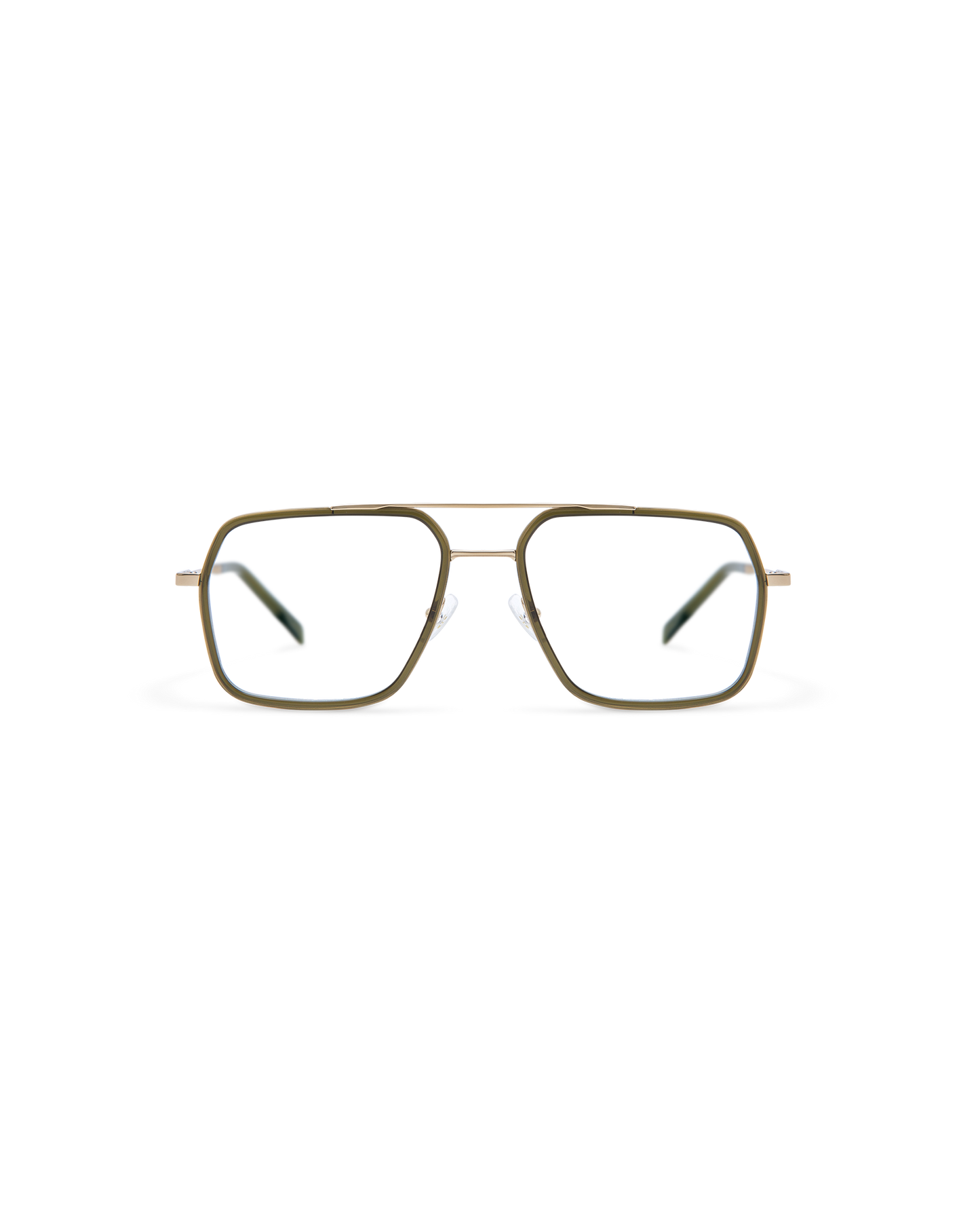 CIRE: Aviador Titanio-Acetato Verde optical glasses by GIGI STUDIOS 13781