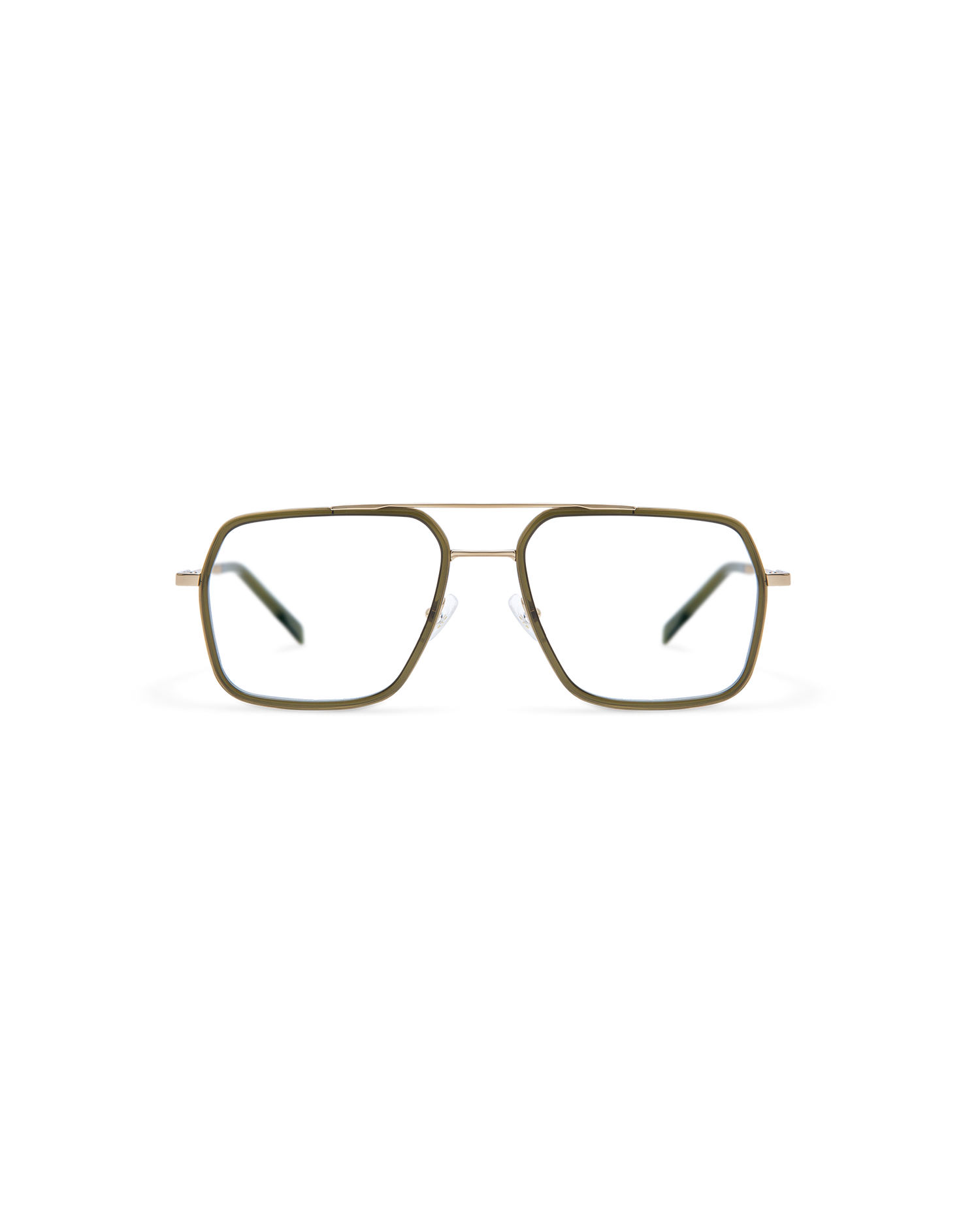 CIRE: Aviador Titanio-Acetato Verde optical glasses by GIGI STUDIOS 13781