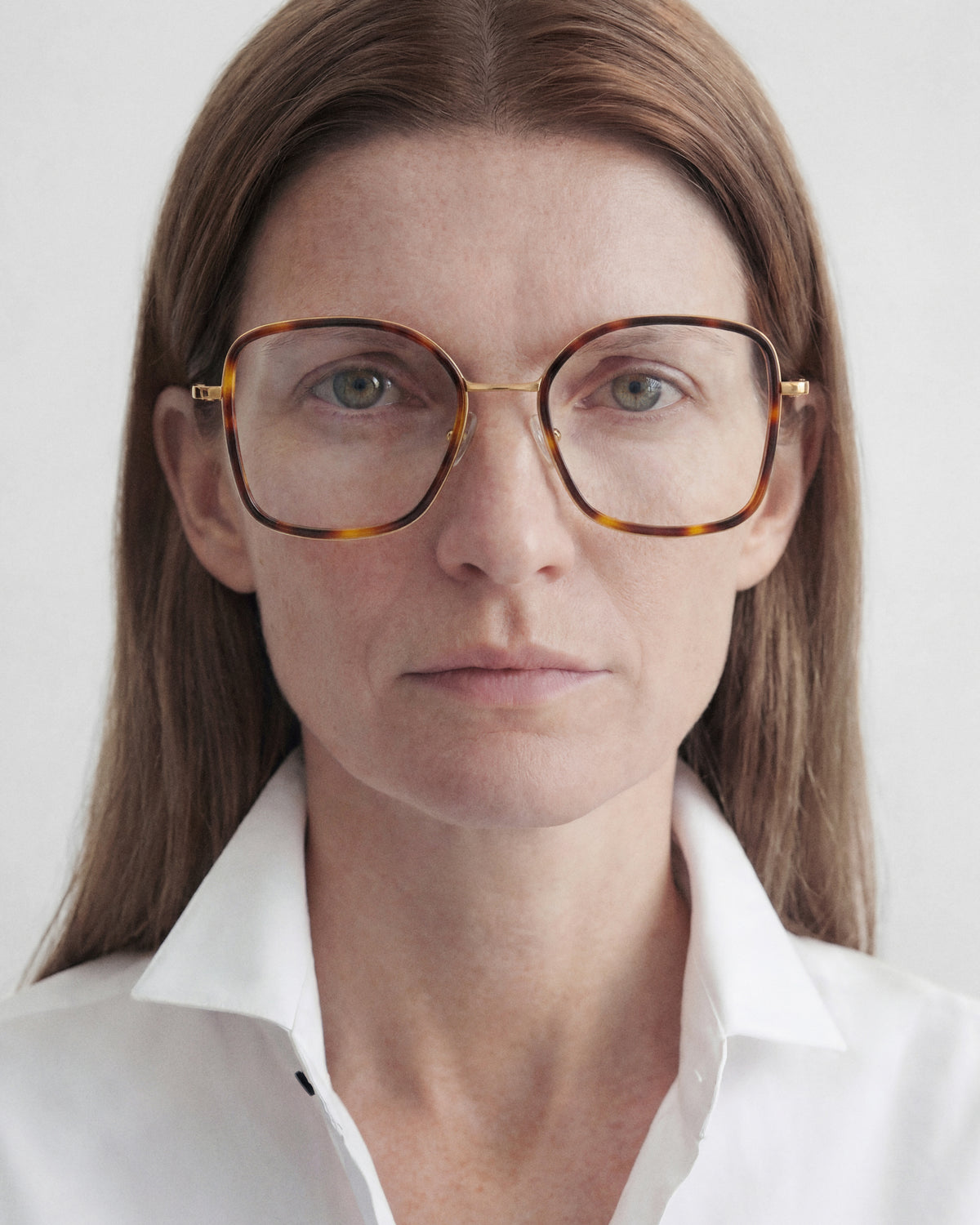 YARO: Redondas Titanio-Acetato Havana optical glasses by GIGI STUDIOS 14284